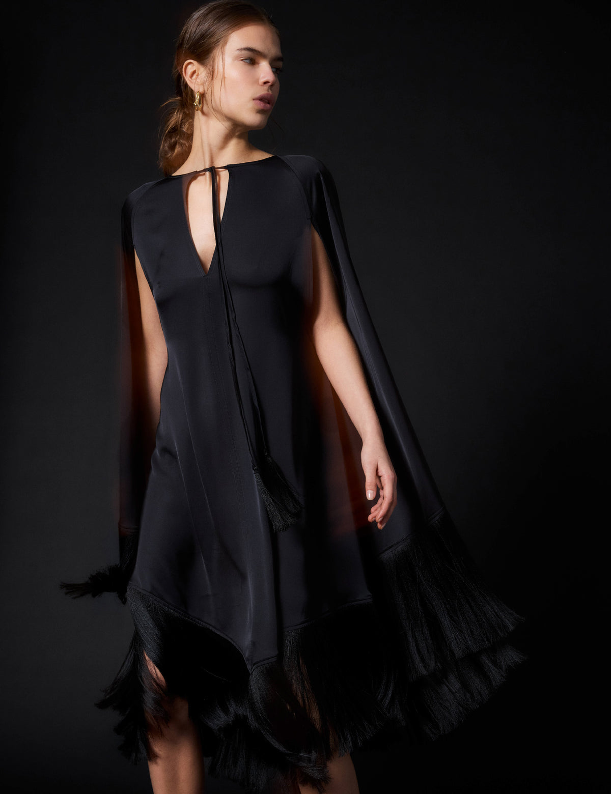 DAY Birger ét Mikkelsen DAYSaxon - Fluid Viscose - Cape Cape 190303 Black