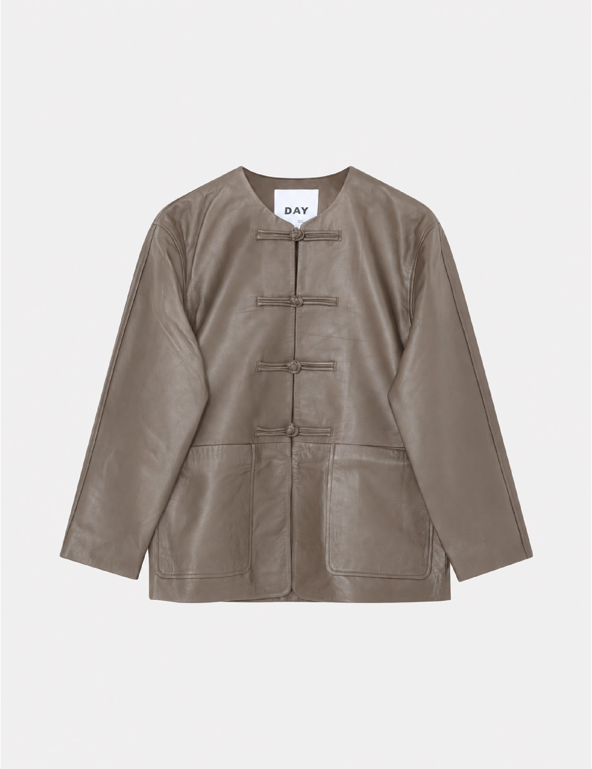 DAY Birger ét Mikkelsen DAYSiaa - Soft Lamb Leather - Jacket Jacket 181112 Walnut