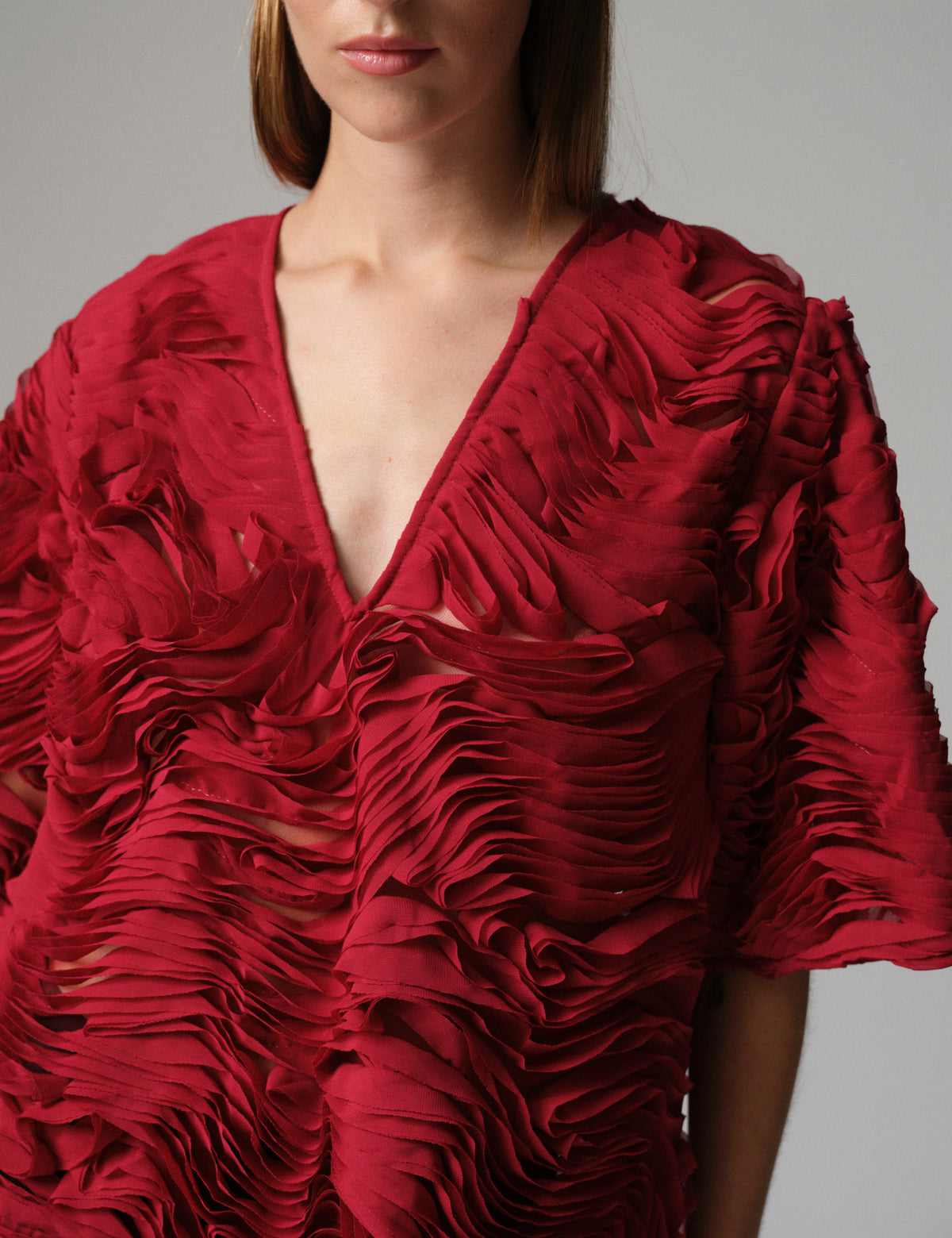 DAY Birger ét Mikkelsen DAYTatia - Ruffled Lacy - Dress Dress 09042 Biking Red