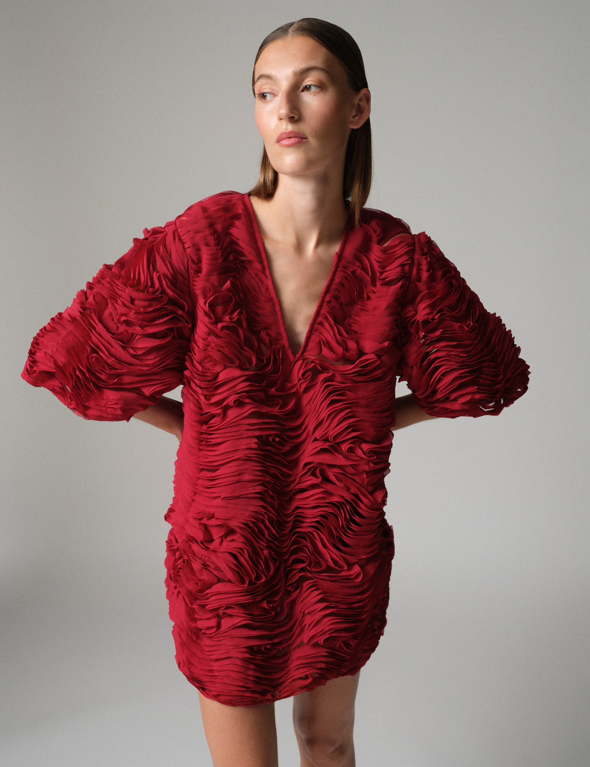 DAY Birger ét Mikkelsen DAYTatia - Ruffled Lacy - Dress Dress 09042 Biking Red