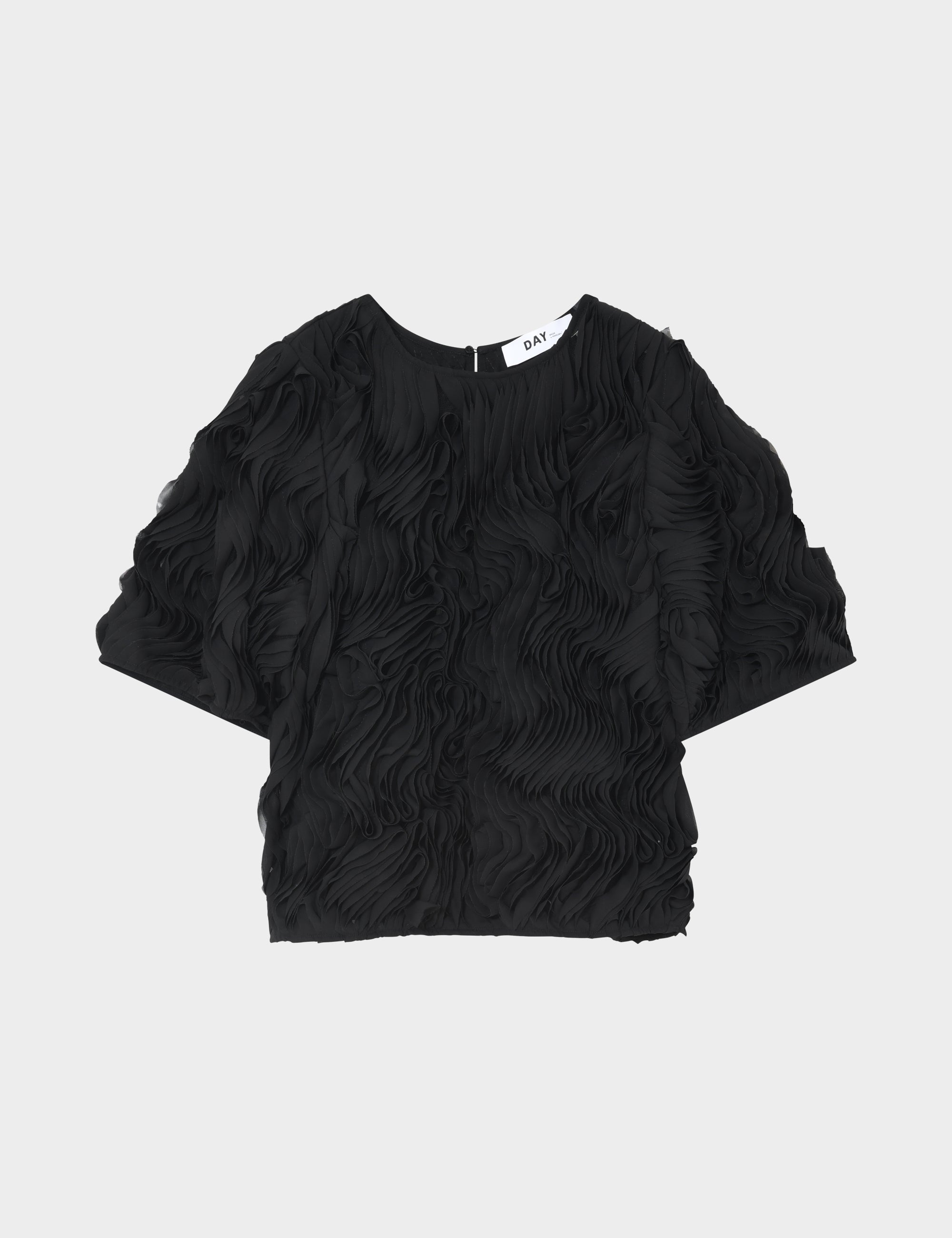 DAY Birger ét Mikkelsen DAYTatiana - Ruffled Lacy - Top Top 190303 Black