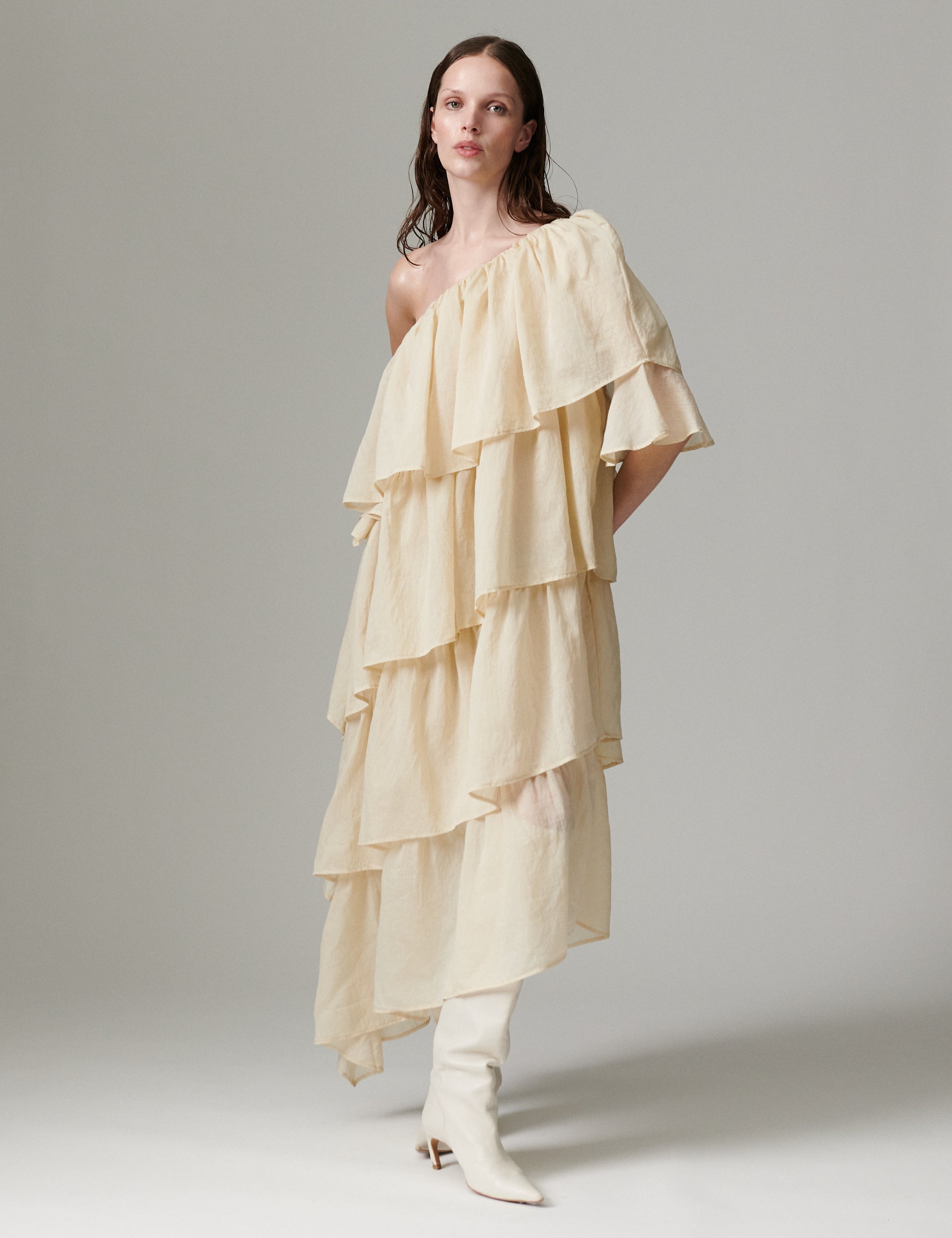 DAY Birger ét Mikkelsen DAYTobba - Linen Tento Shirts & Blouses 131105 BROWN RICE