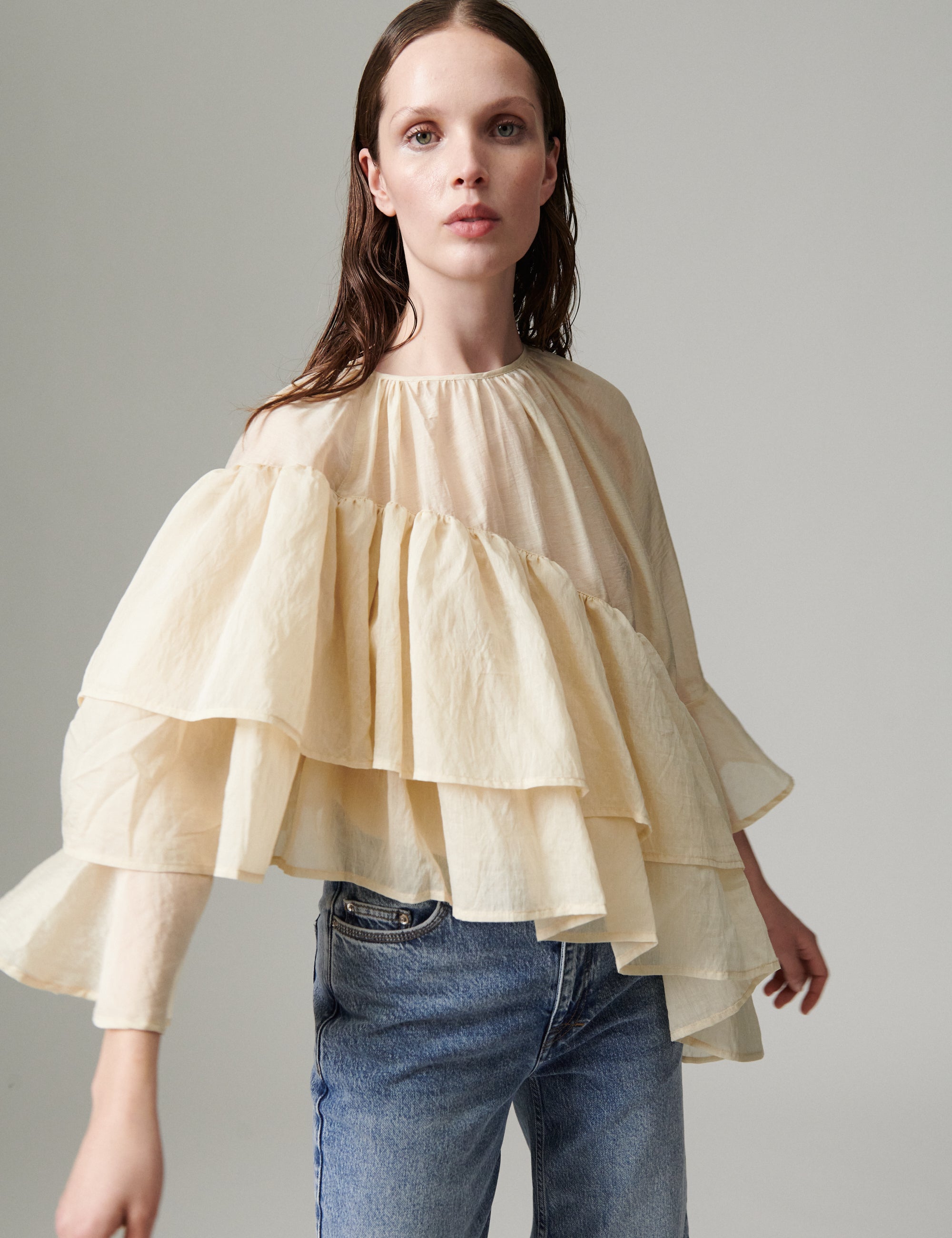 DAY Birger ét Mikkelsen DAYToro - Linen Tento Shirts & Blouses 131105 BROWN RICE