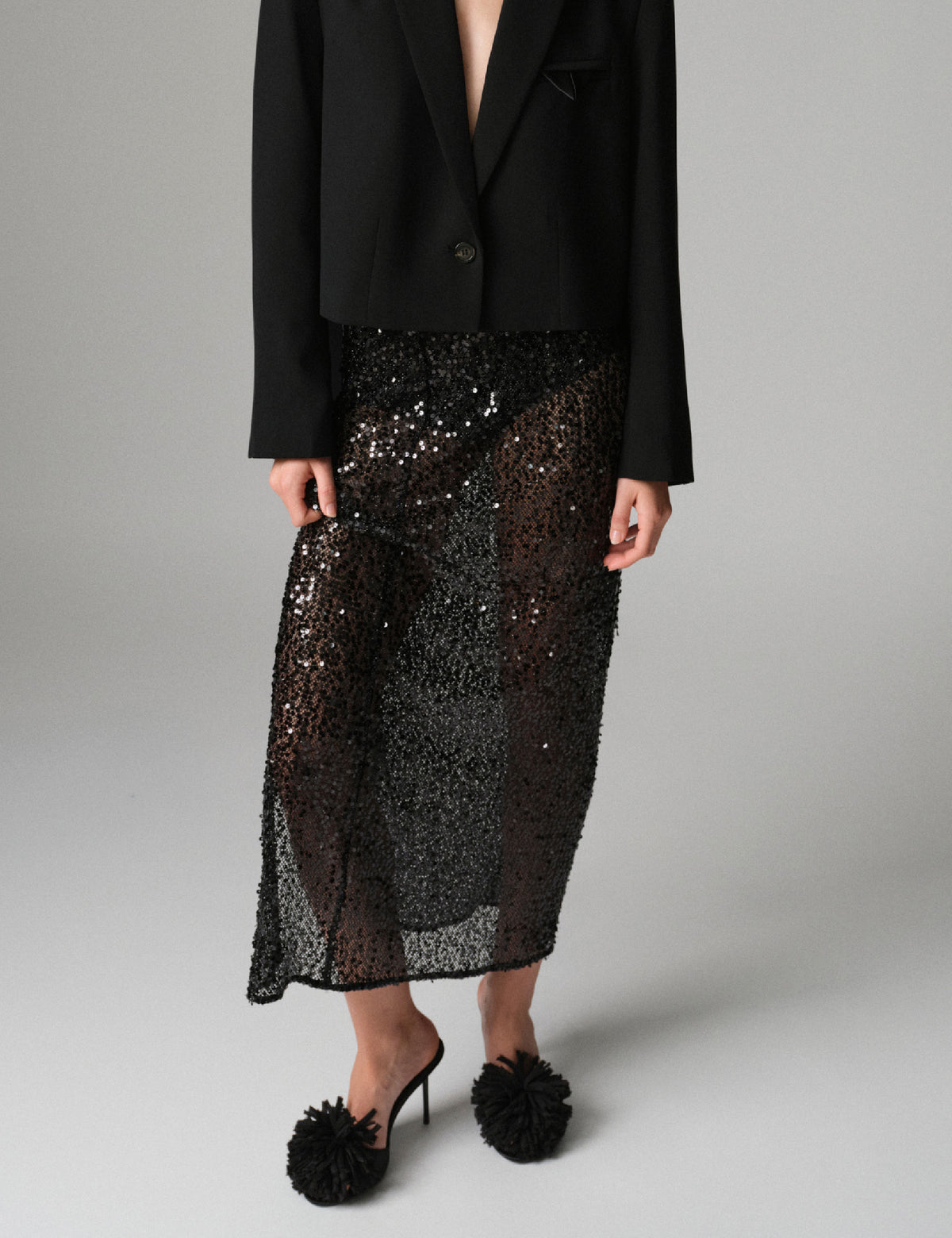 DAY Birger ét Mikkelsen DAYTulli - Shimmering Night - Skirt Skirt 190303 Black
