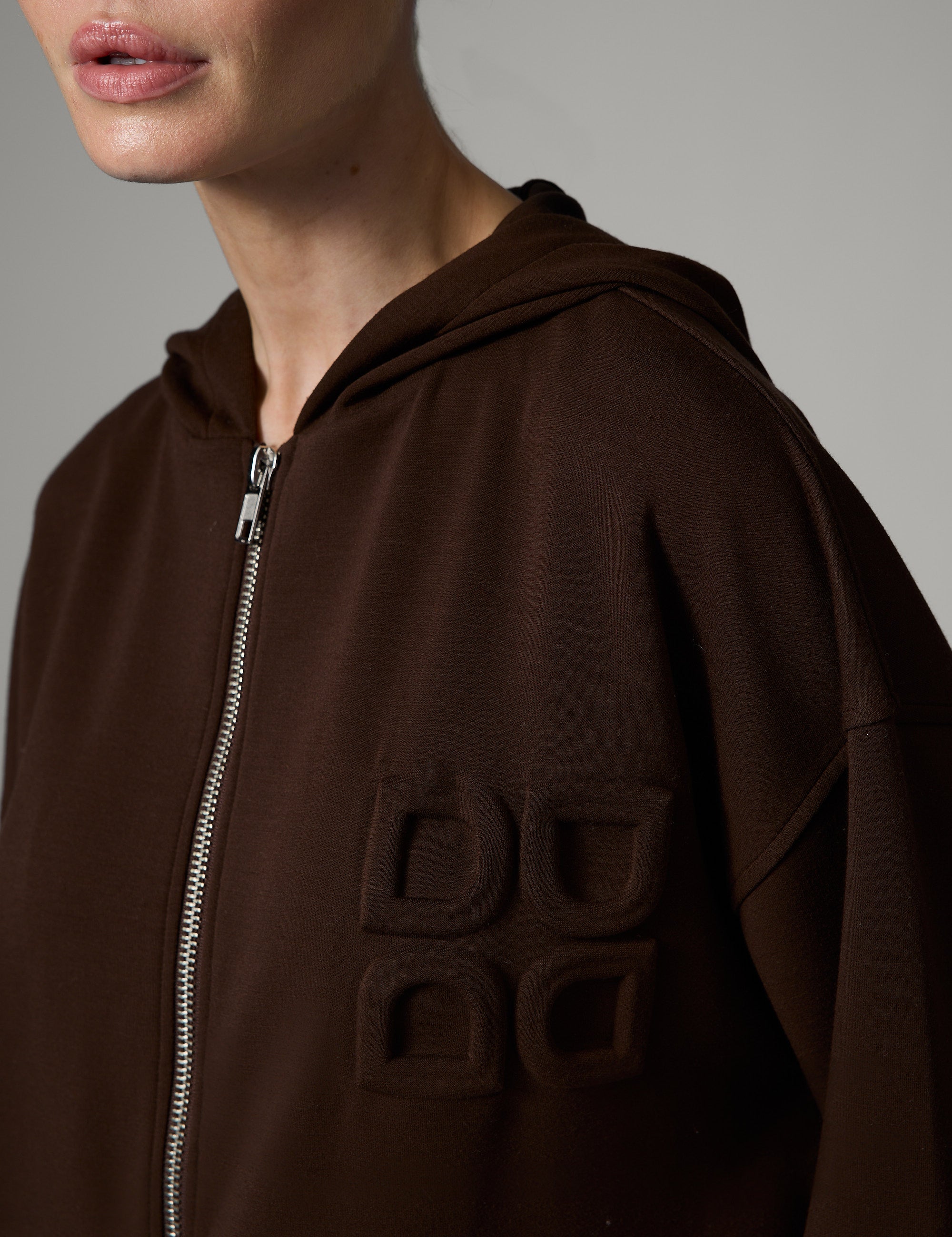 DAY Birger ét Mikkelsen DAYVincy - Scuba - Hoddie Hoodie 190915 Coffee Bean