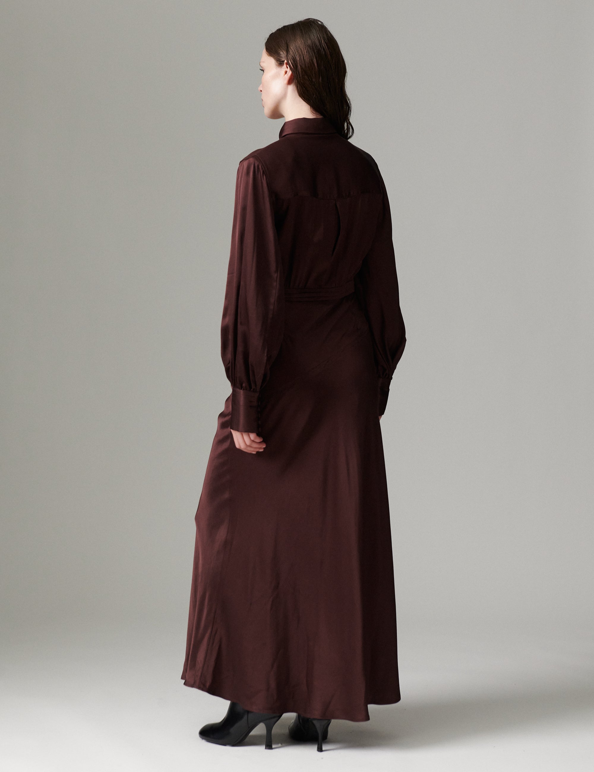 DAY Birger ét Mikkelsen DAYWoma - Fluid Viscose - Dress Dress 191619 FUDGE
