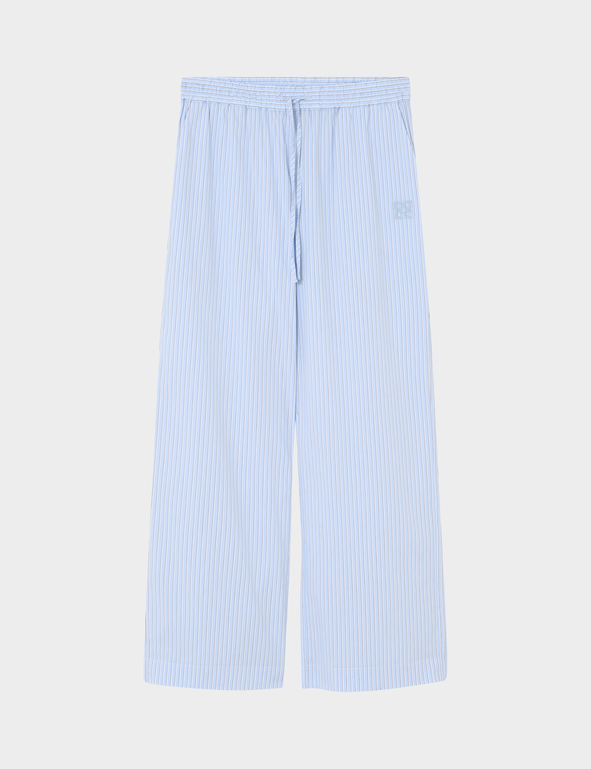 DAY Birger ét Mikkelsen DAYZena - Daylounge Stripe Pants 154030 Chambray blue