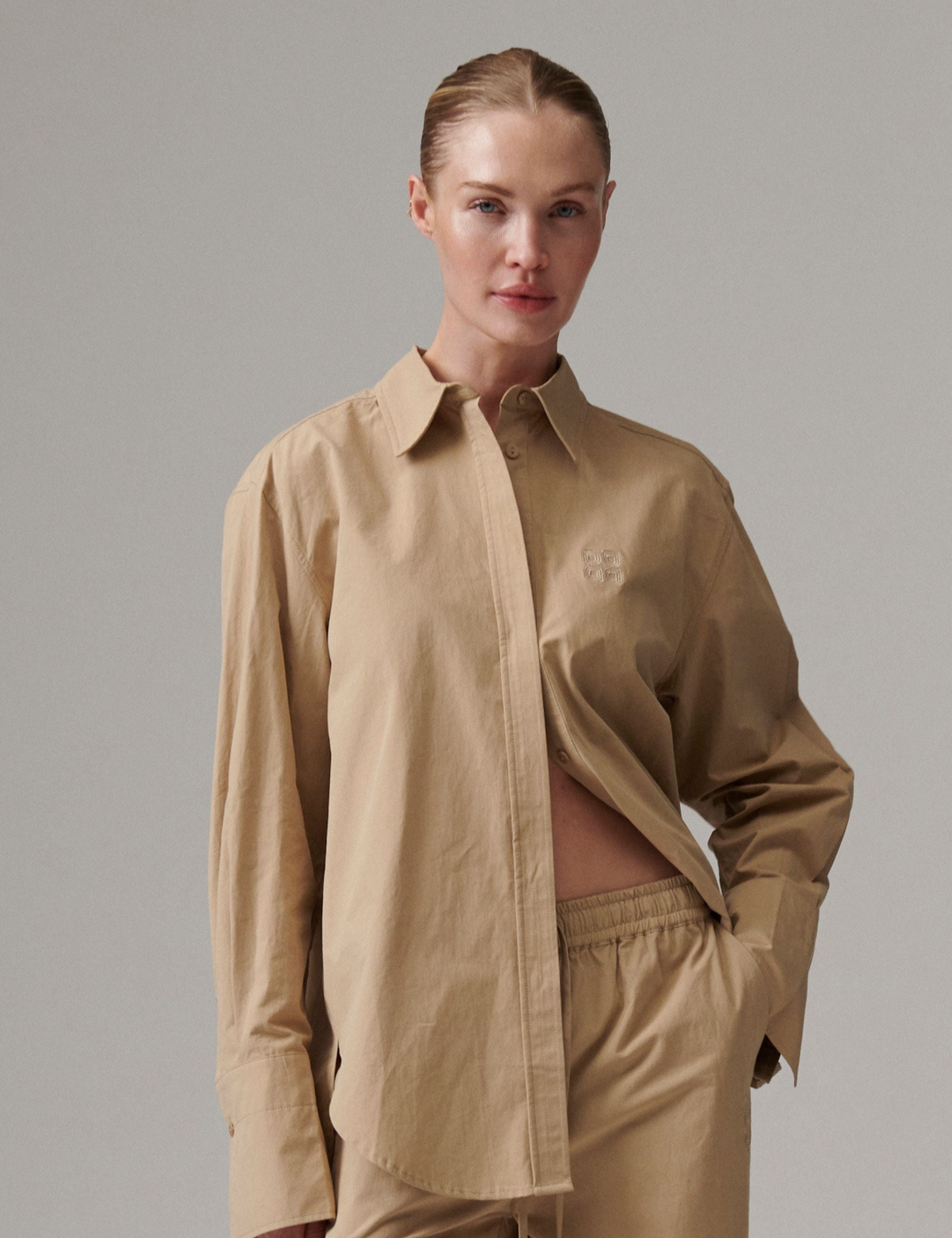 DAY Birger ét Mikkelsen DAYZoe - Cottaline - Shirt Shirt 500124 TAUPE