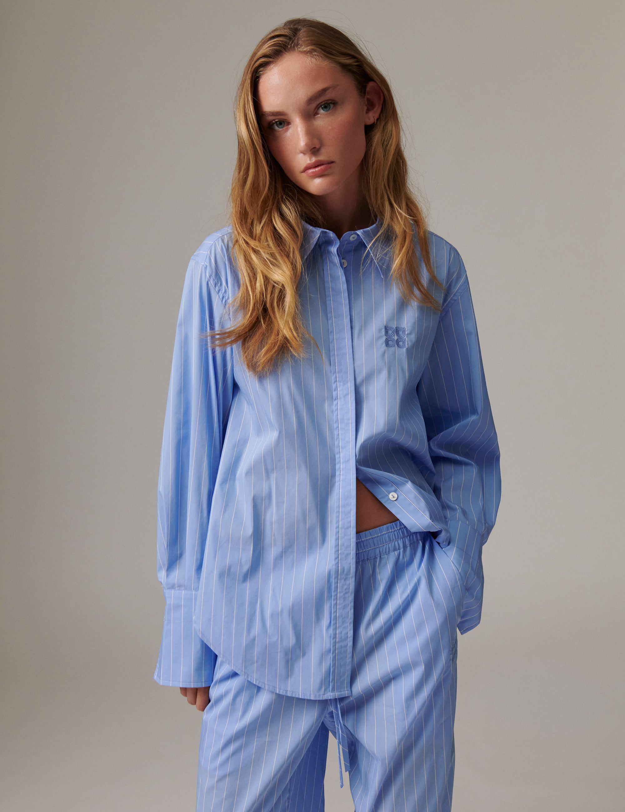 DAY Birger ét Mikkelsen DAYZoe - Daylounge Stripe - Shirt Shirts & Blouses 04110 Blue Stripe