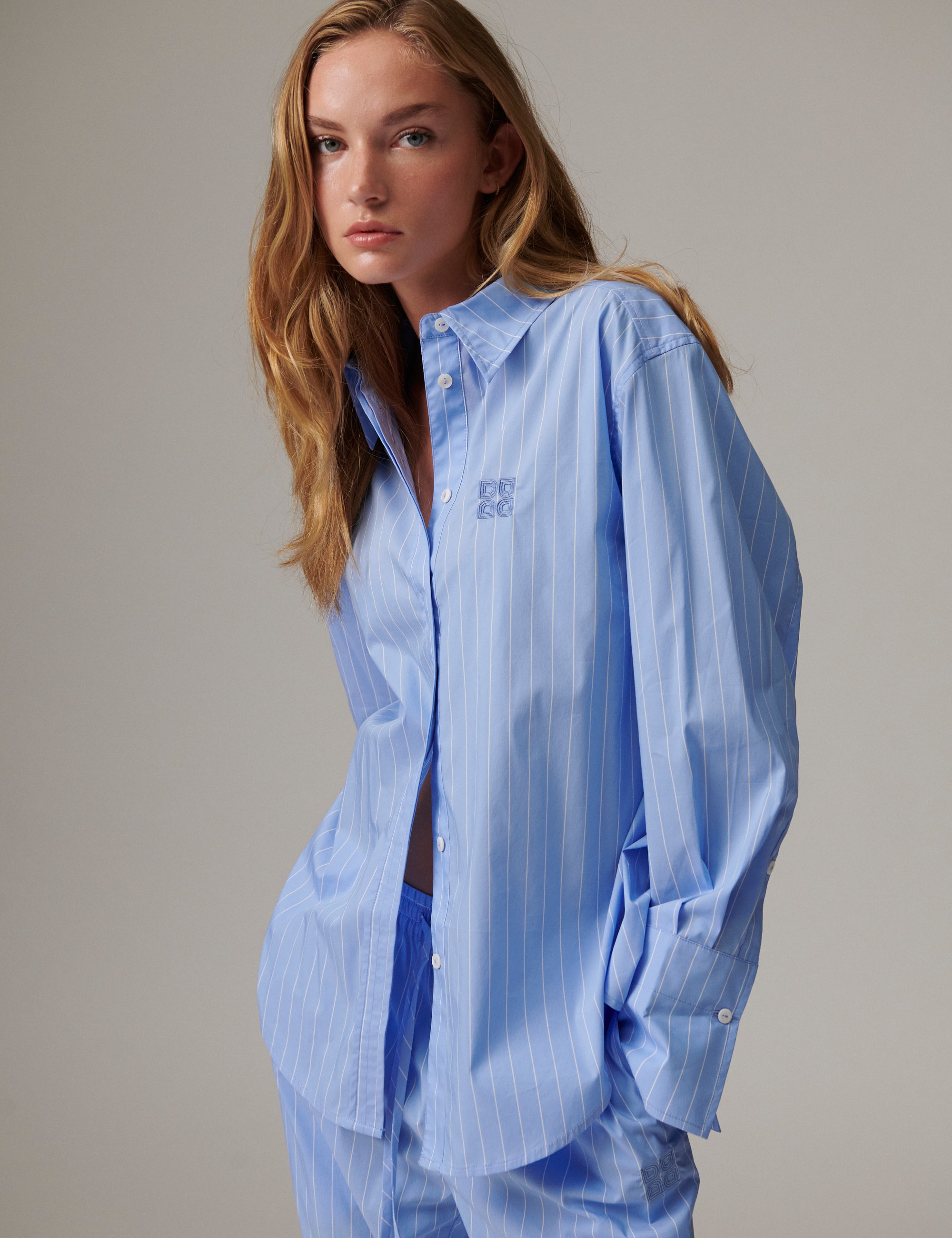 DAY Birger ét Mikkelsen DAYZoe - Daylounge Stripe - Shirt Shirts & Blouses 04110 Blue Stripe