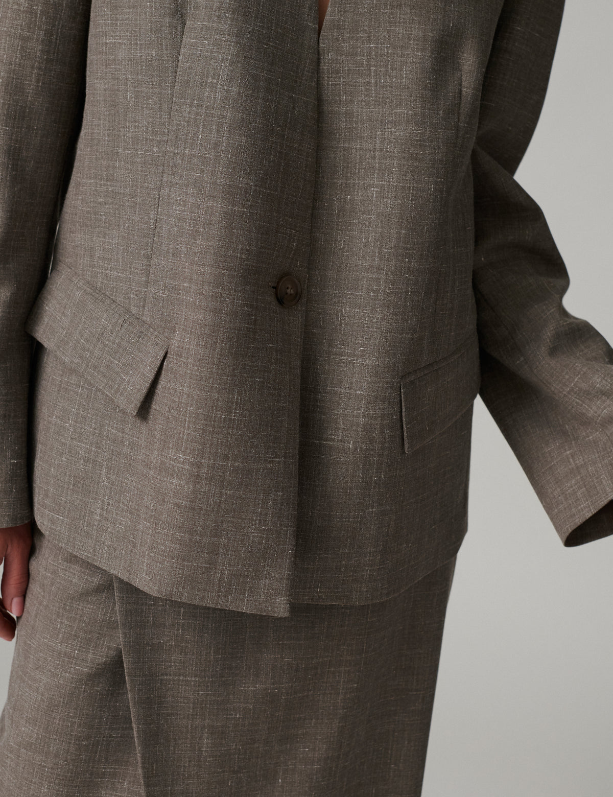 DAY Birger ét Mikkelsen DayBoga - Essential - Blazer Blazer 500188 Walnut Melange