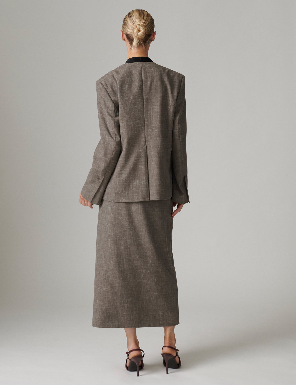 DAY Birger ét Mikkelsen DayBoga - Essential - Blazer Blazer 500188 Walnut Melange