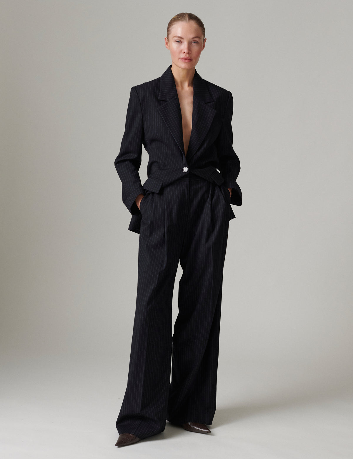 DAY Birger ét Mikkelsen DayEmza - Stroke - Pants Pants 194010 TOTAL ECLIPSE