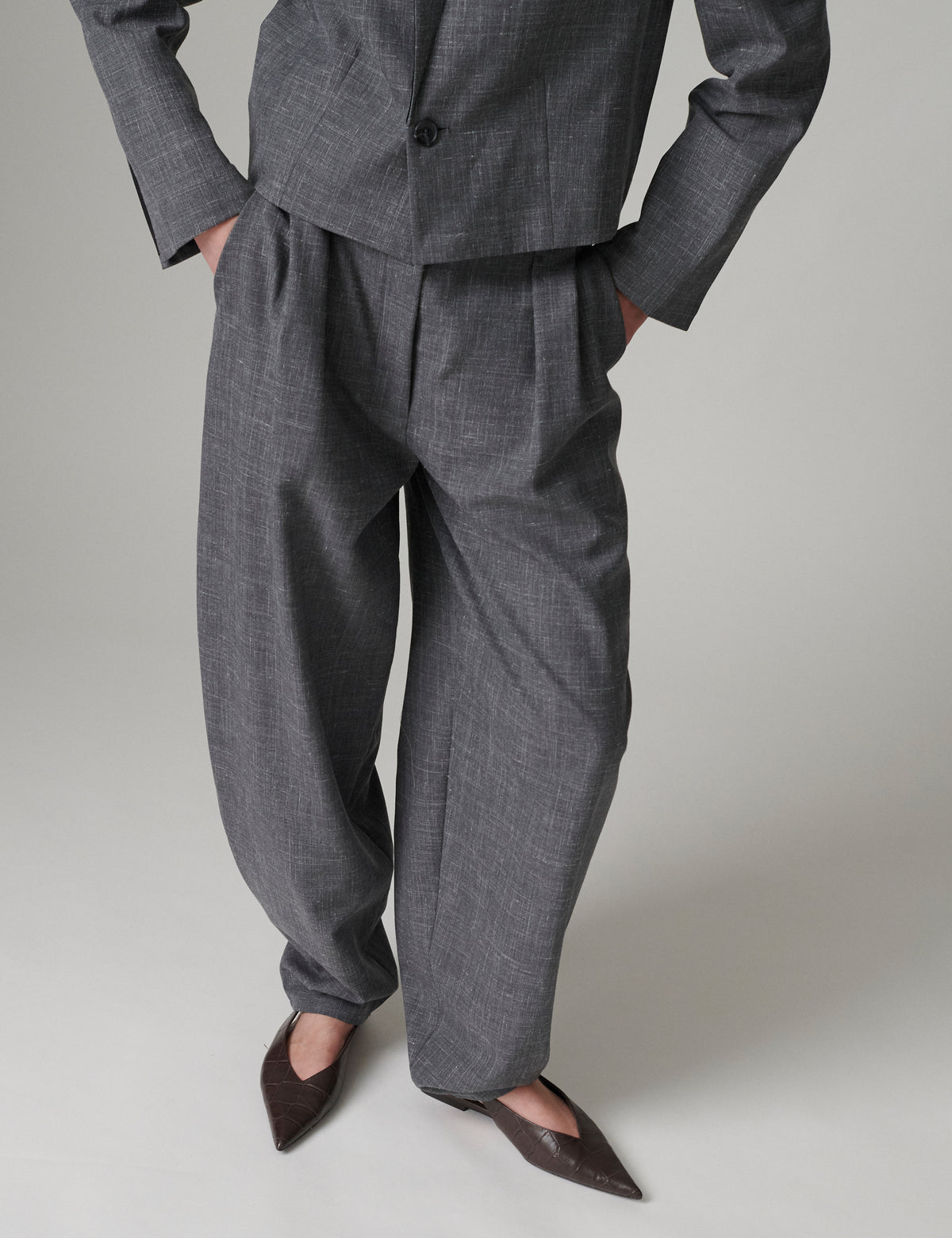 DAY Birger ét Mikkelsen DayHedi - Essential - Pants Pants 500006 Medium Grey Melange
