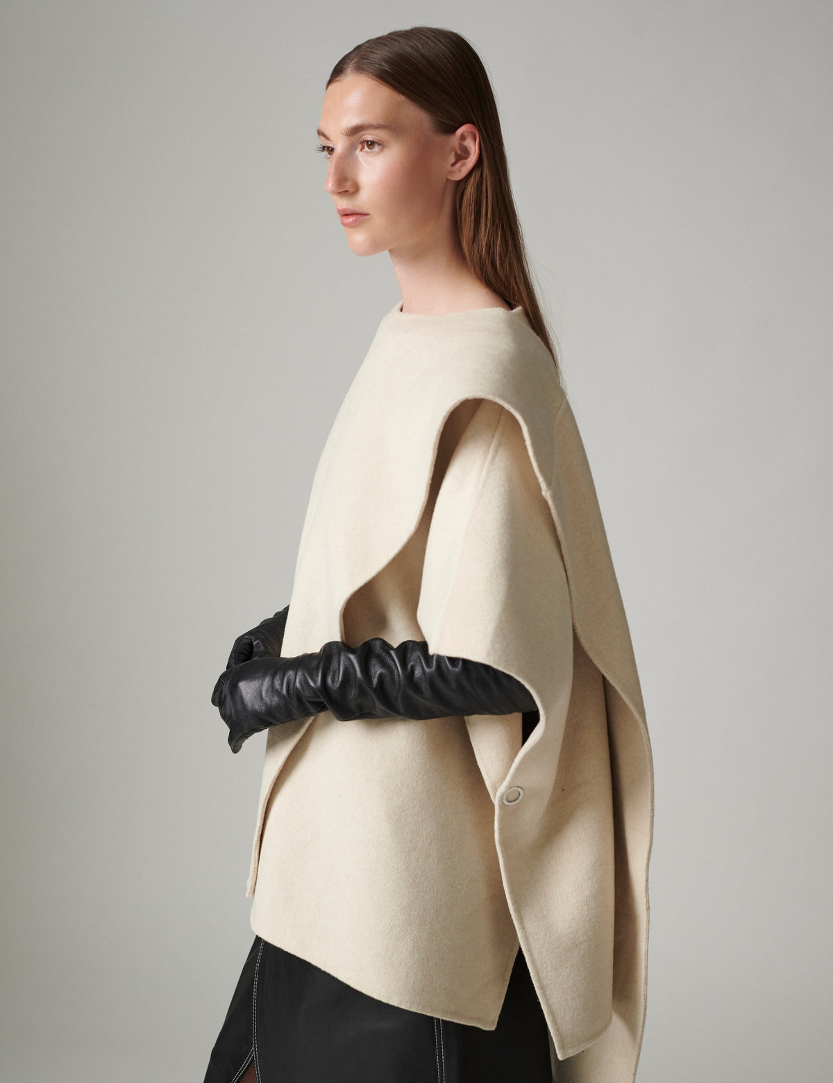 DAY Birger ét Mikkelsen DayMax - Double faced wool - Cape Cape 500144 PISTACHIO SHELL MELANGE