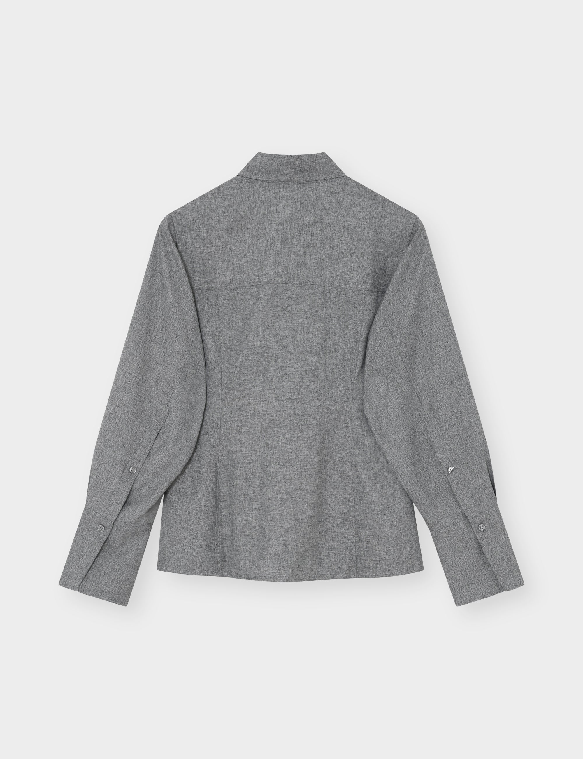DAY Birger ét Mikkelsen Domi - Corporate Day - Blouse Blouse 500006 Medium Grey Melange