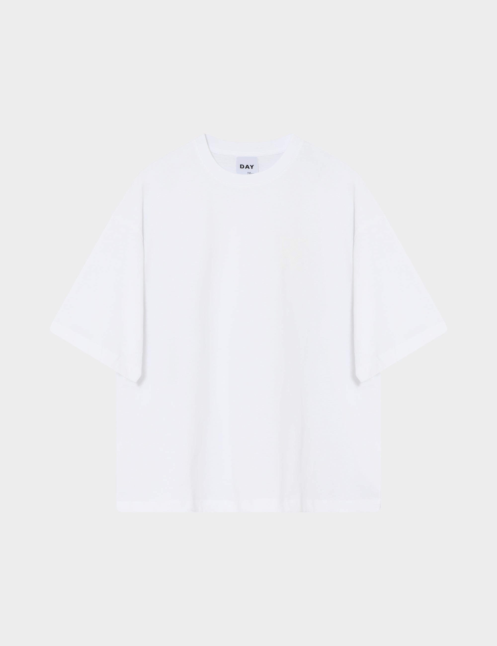 DAY Birger ét Mikkelsen Drew - Heavy Jersey Tops & T-Shirts 110601 BRIGHT WHITE