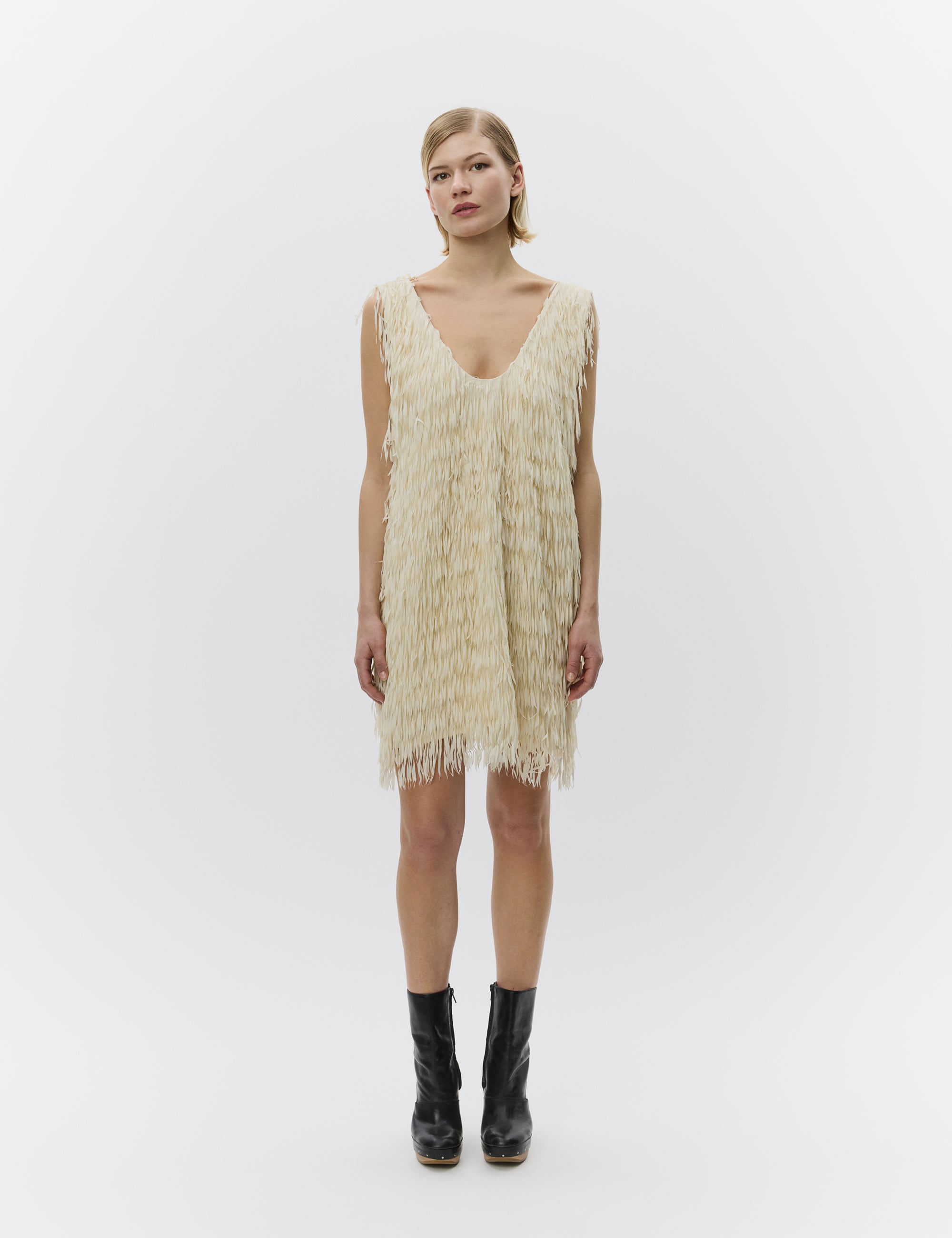 DAY Birger ét Mikkelsen Durant- Delicate Fringes Dress 120110 PISTACHIO SHELL.