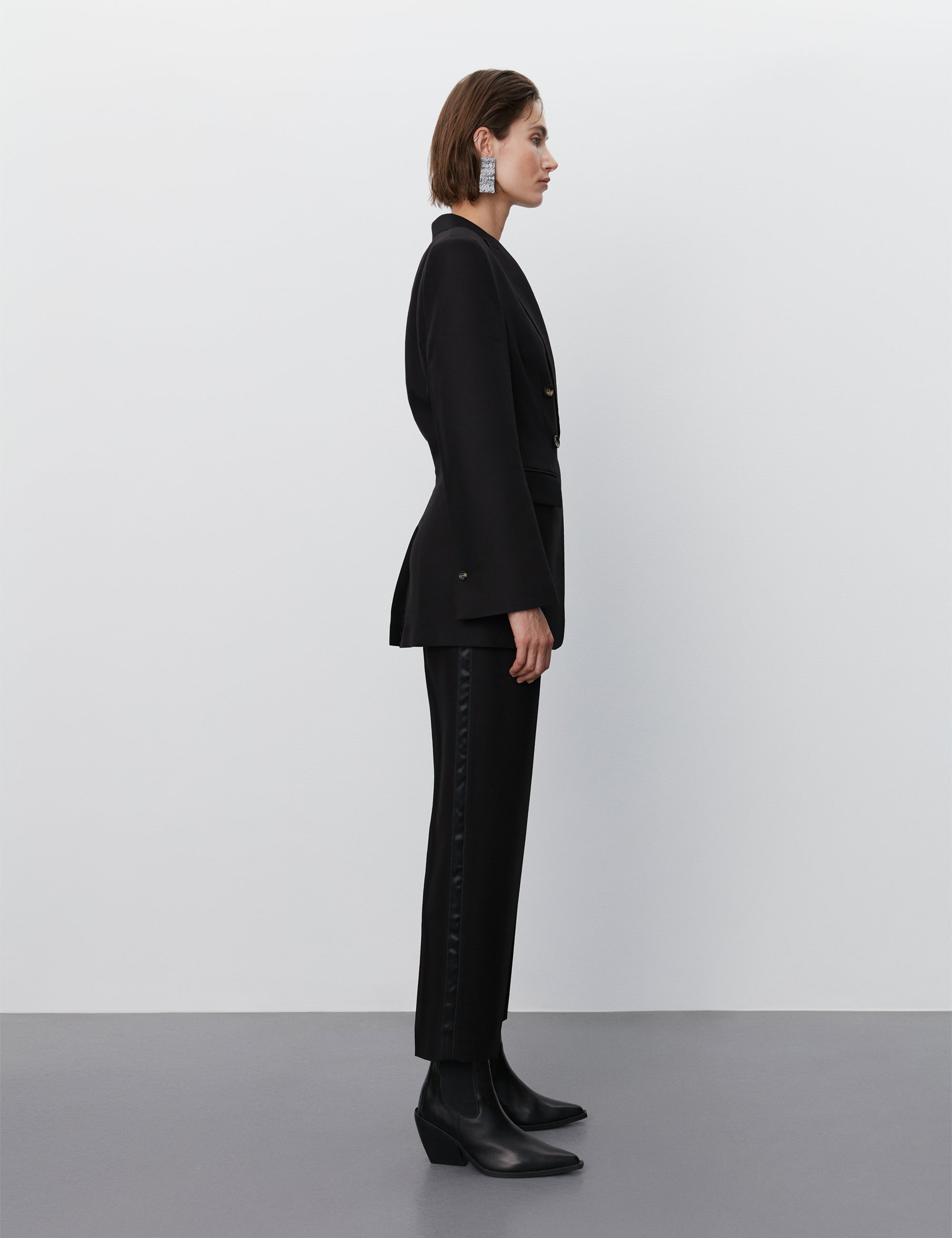 DAY Birger ét Mikkelsen Elenora - Delicate Wool Twill Blazer 190303 BLACK