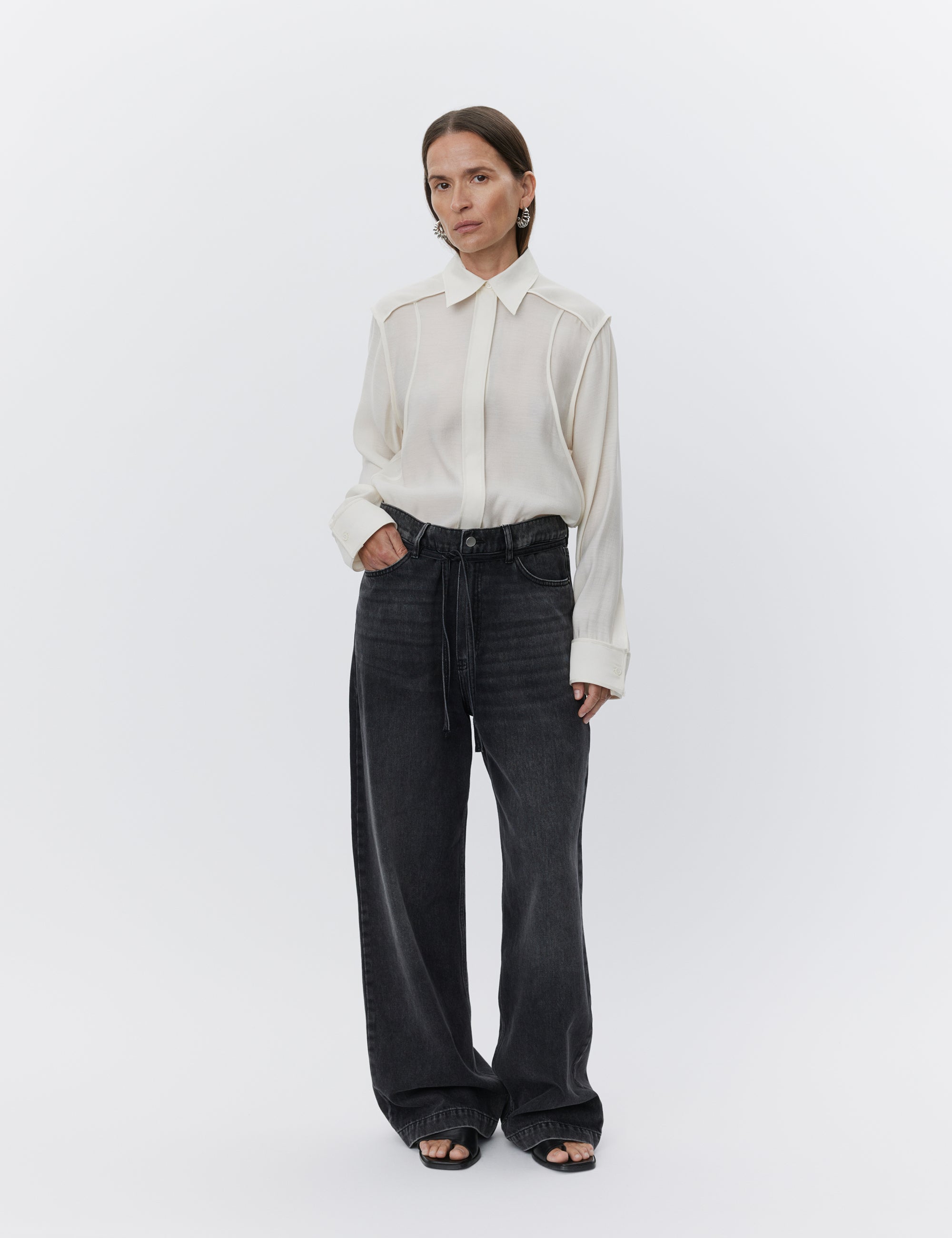 DAY Birger ét Mikkelsen Elijah - Raw Black Denim Jeans 190303 Black