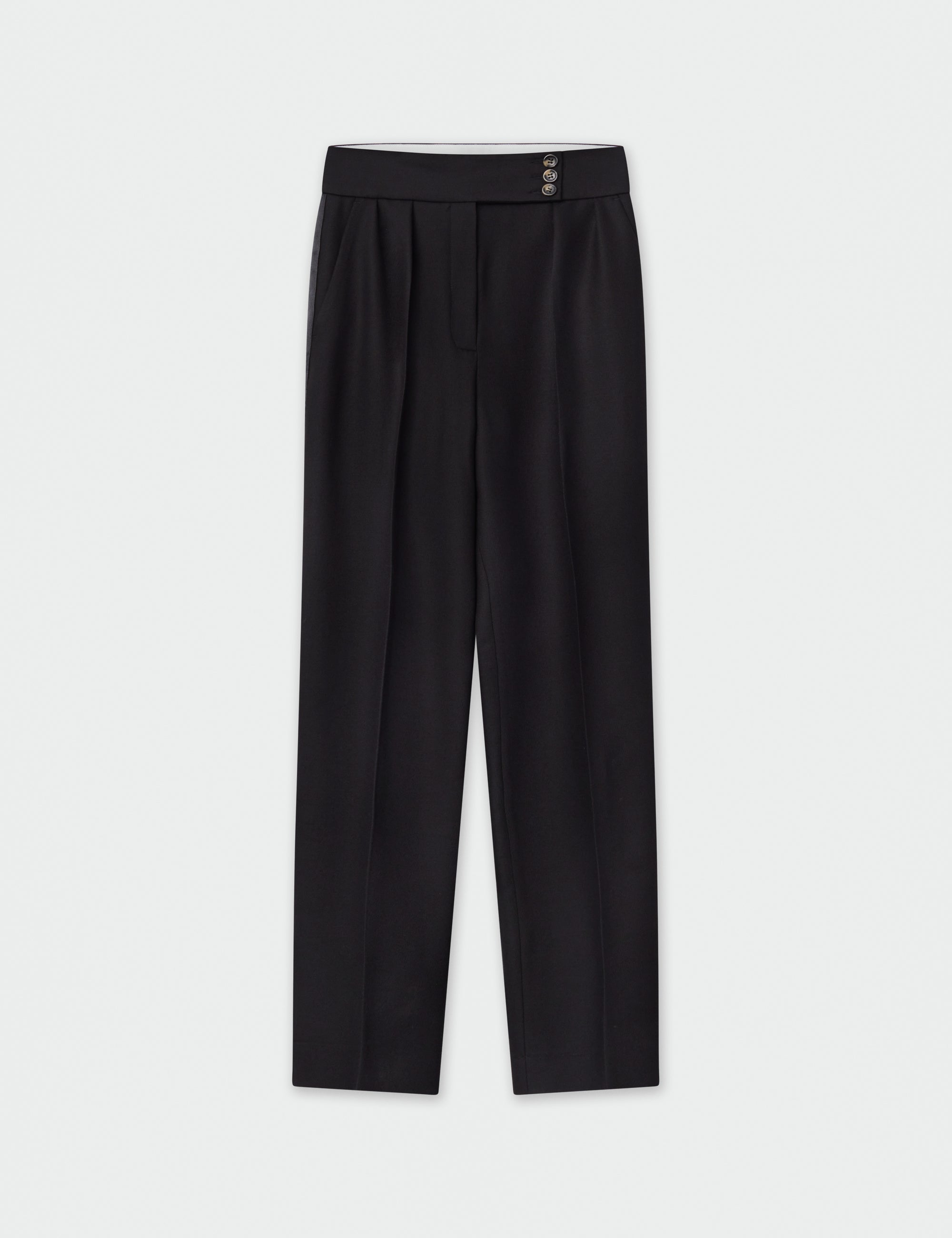 DAY Birger ét Mikkelsen Elliot - Delicate Wool Twill Pants 190303 BLACK