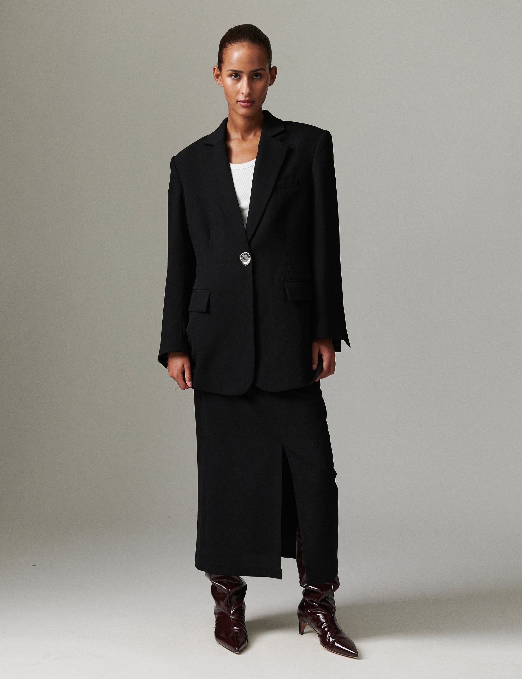 DAY Birger ét Mikkelsen Eltona - Classic Gabardine Blazer 190303 BLACK