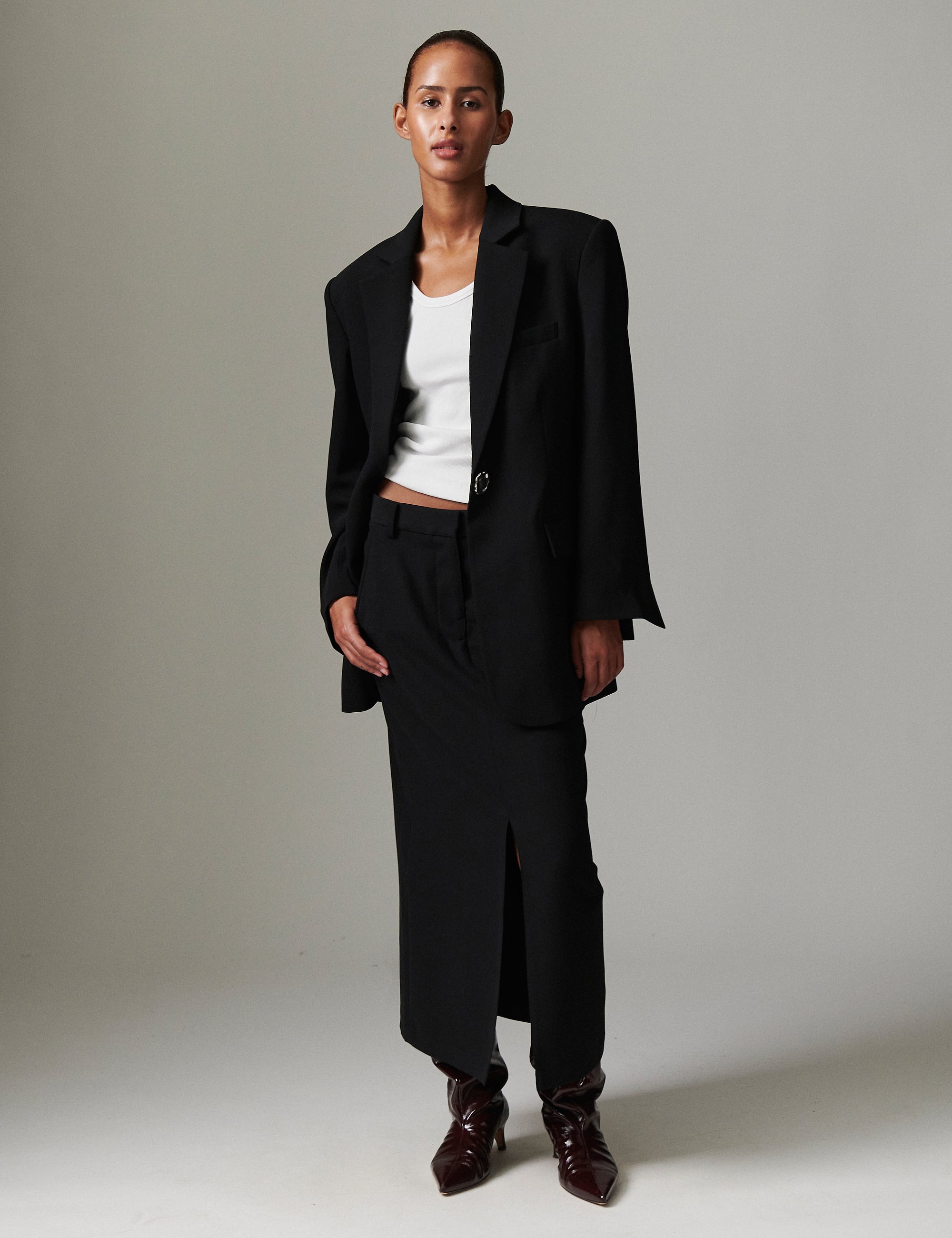 DAY Birger ét Mikkelsen Eltona - Classic Gabardine Blazer 190303 BLACK