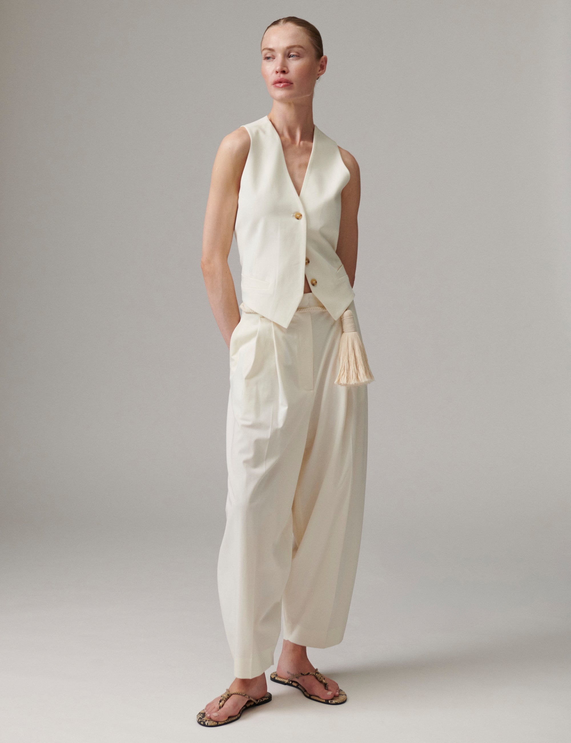 DAY Birger ét Mikkelsen Enora - Classic Gab - Pants Pants 110605 Jet Stream