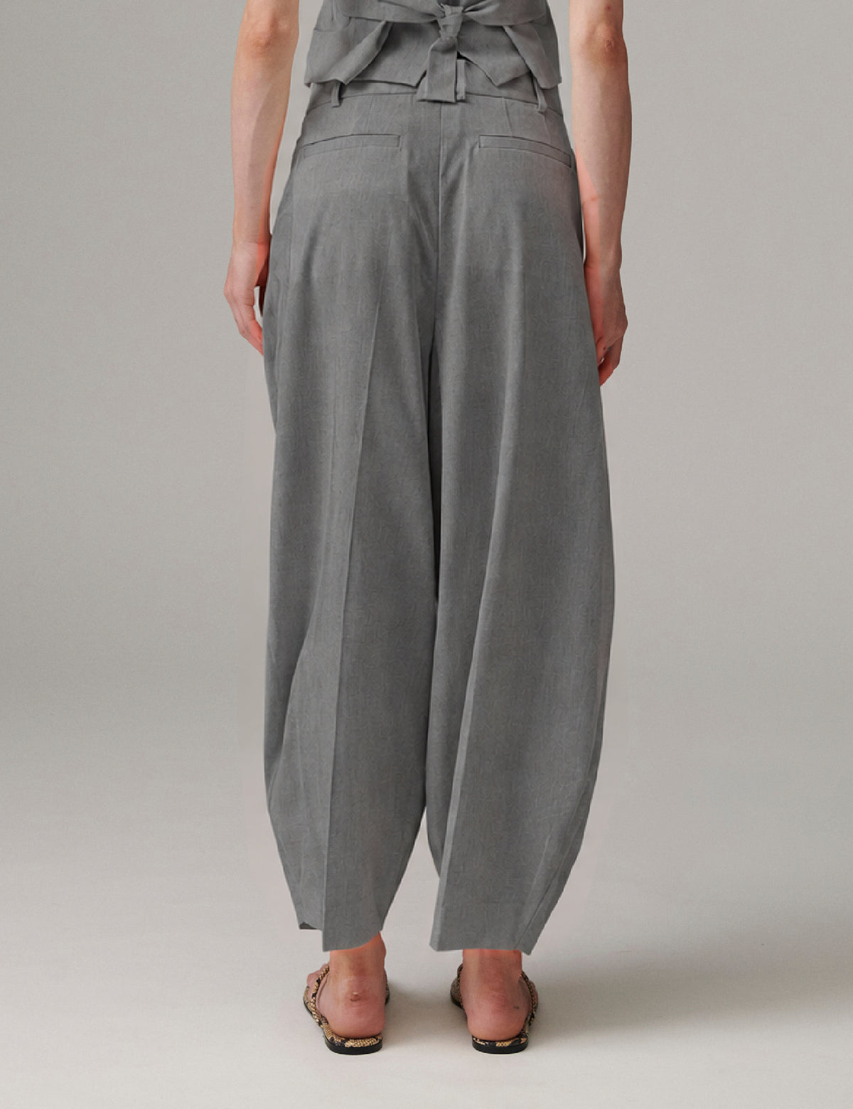 DAY Birger ét Mikkelsen Enora - Classic Gab - Pants Pants 500006 Medium Grey Melange