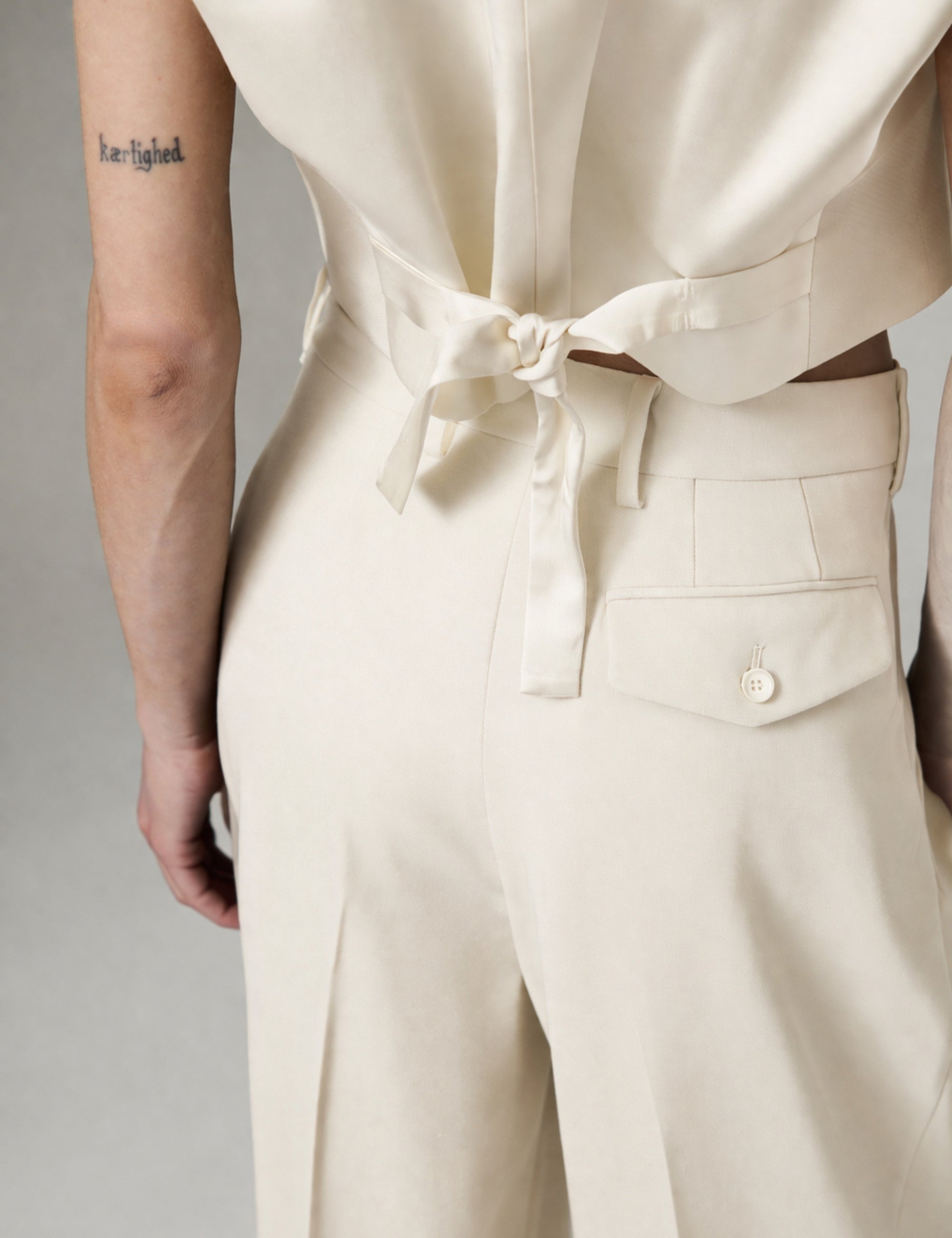 DAY Birger ét Mikkelsen Enzo - Classic Gabardine - Pants Pants 01002 Ivory Shade