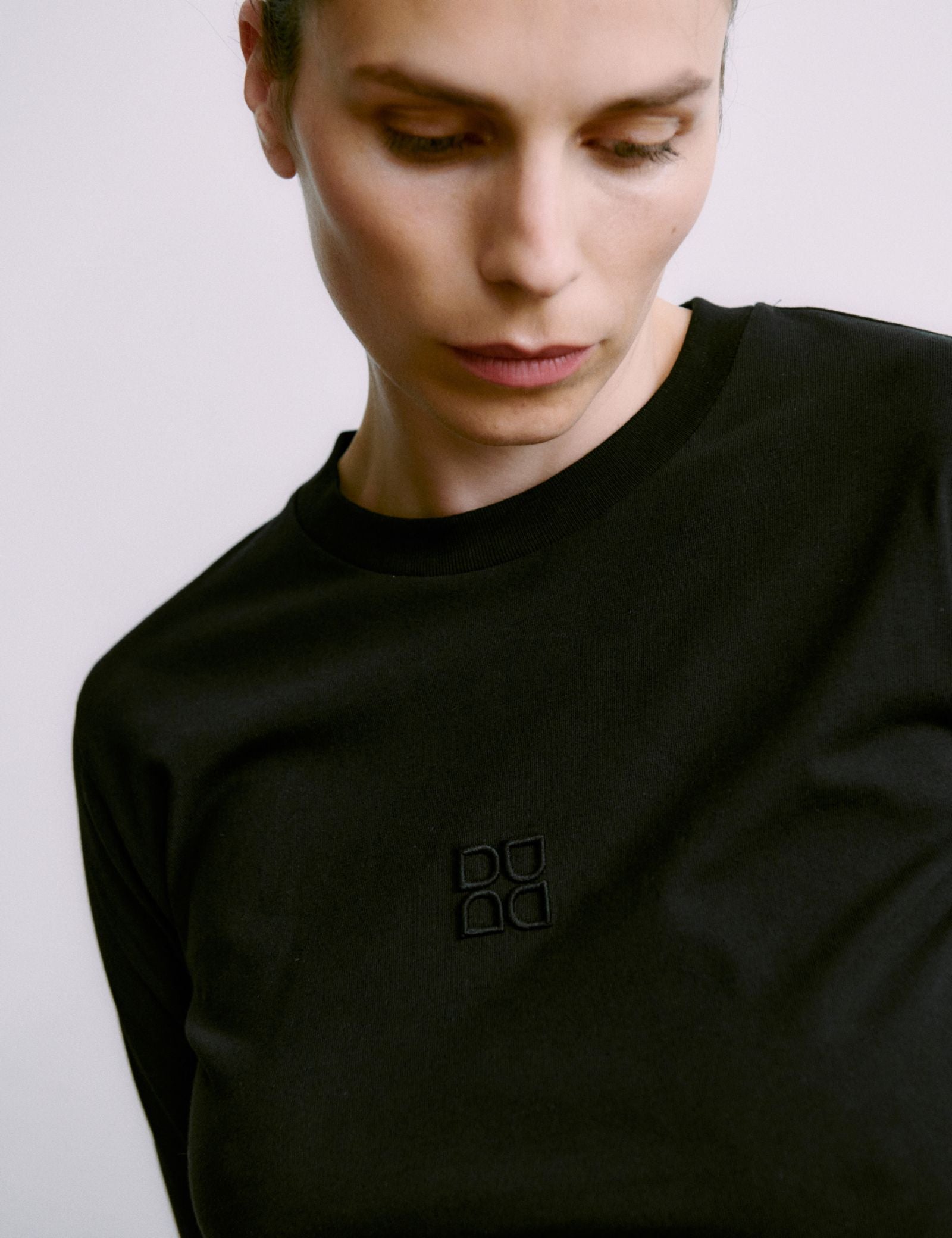 DAY Birger ét Mikkelsen Fipo - Heavy Jersey T-shirts 190303 BLACK