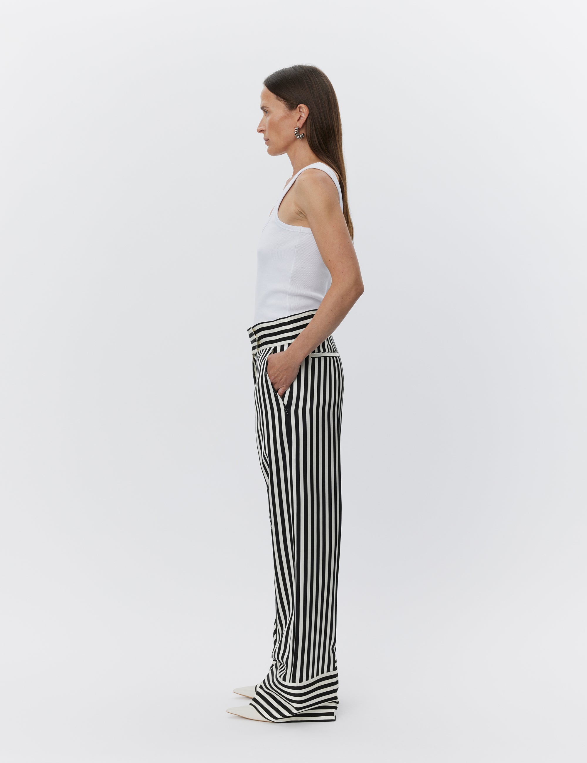 DAY Birger ét Mikkelsen Gabin - Striped Viscose Pants 500143 FLUID STRIPES