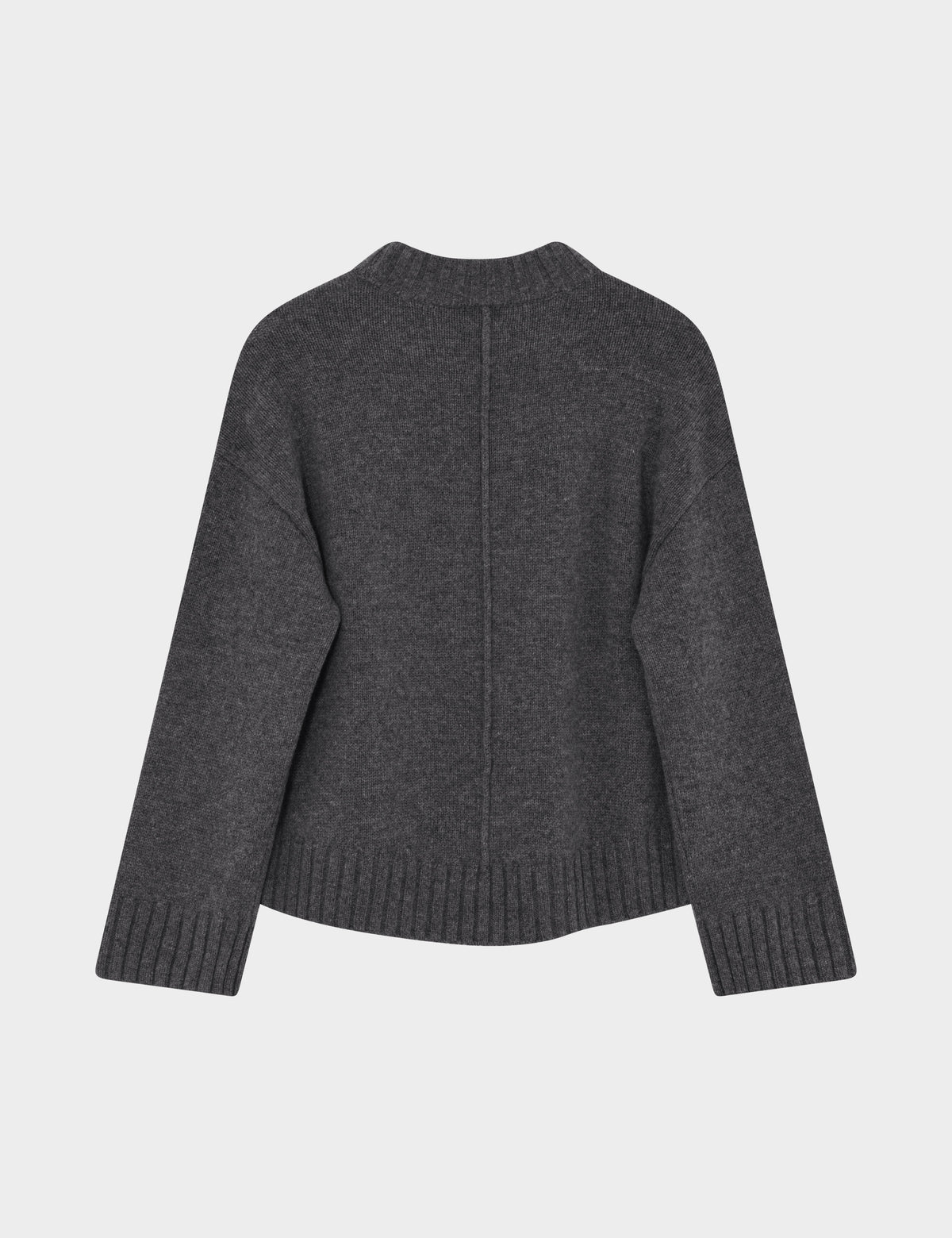 DAY Birger ét Mikkelsen Glen - Soft Lamb Pullover 500003 Dark Grey Melange