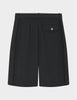Gordon - Contrast Linen - Shorts - Black