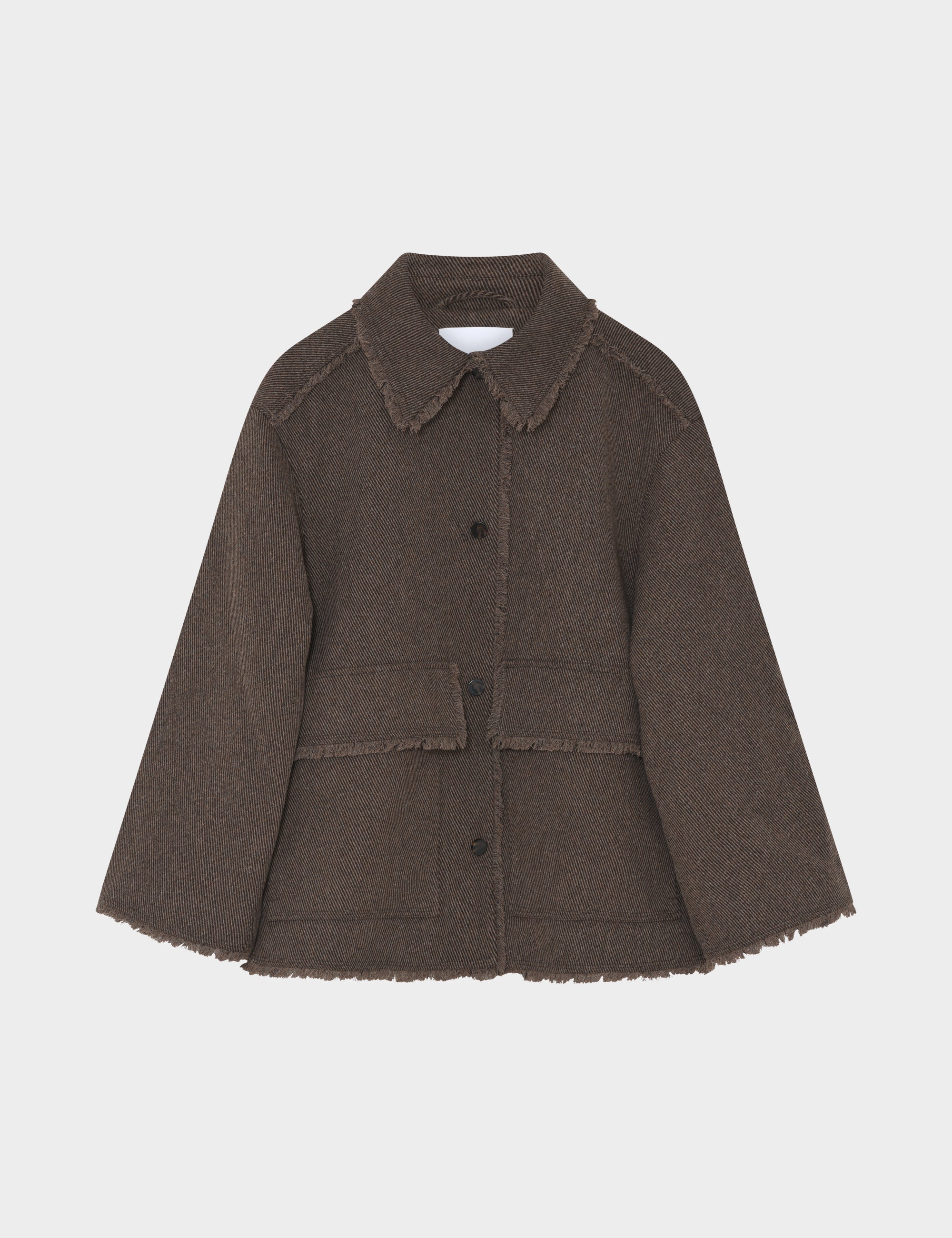 DAY Birger ét Mikkelsen Harry - Heavy Wool Twill Coats & Jackets 190809. CHOCOLATE CHIP