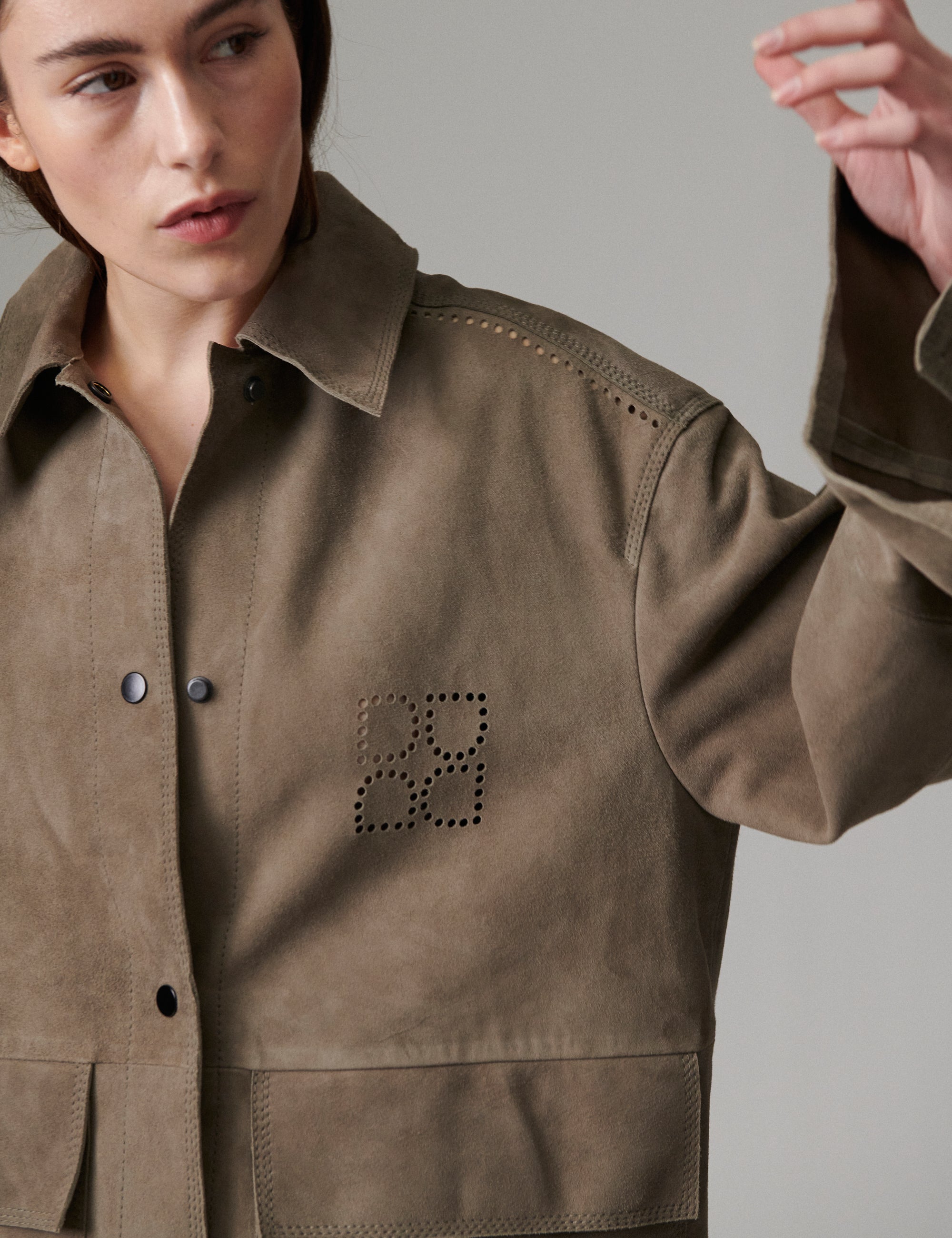 DAY Birger ét Mikkelsen Harry - Light Suede - Jacket Jacket 181112 Walnut