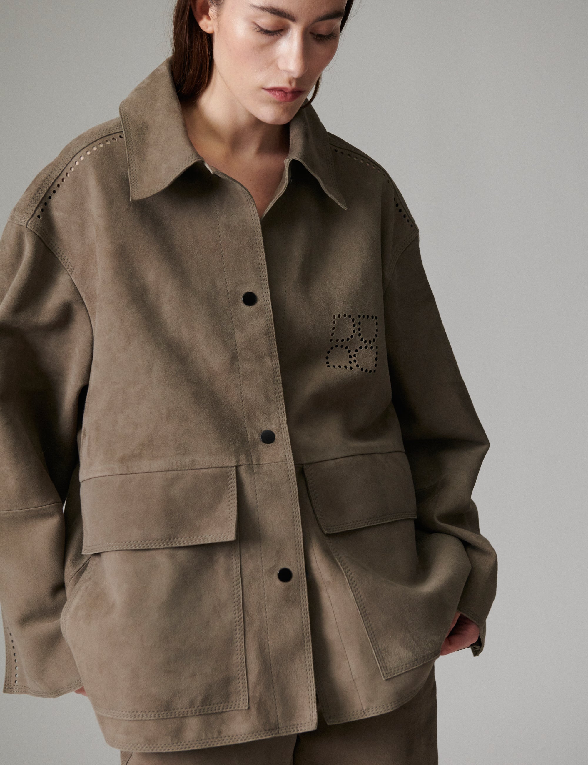 DAY Birger ét Mikkelsen Harry - Light Suede - Jacket Jacket 181112 Walnut