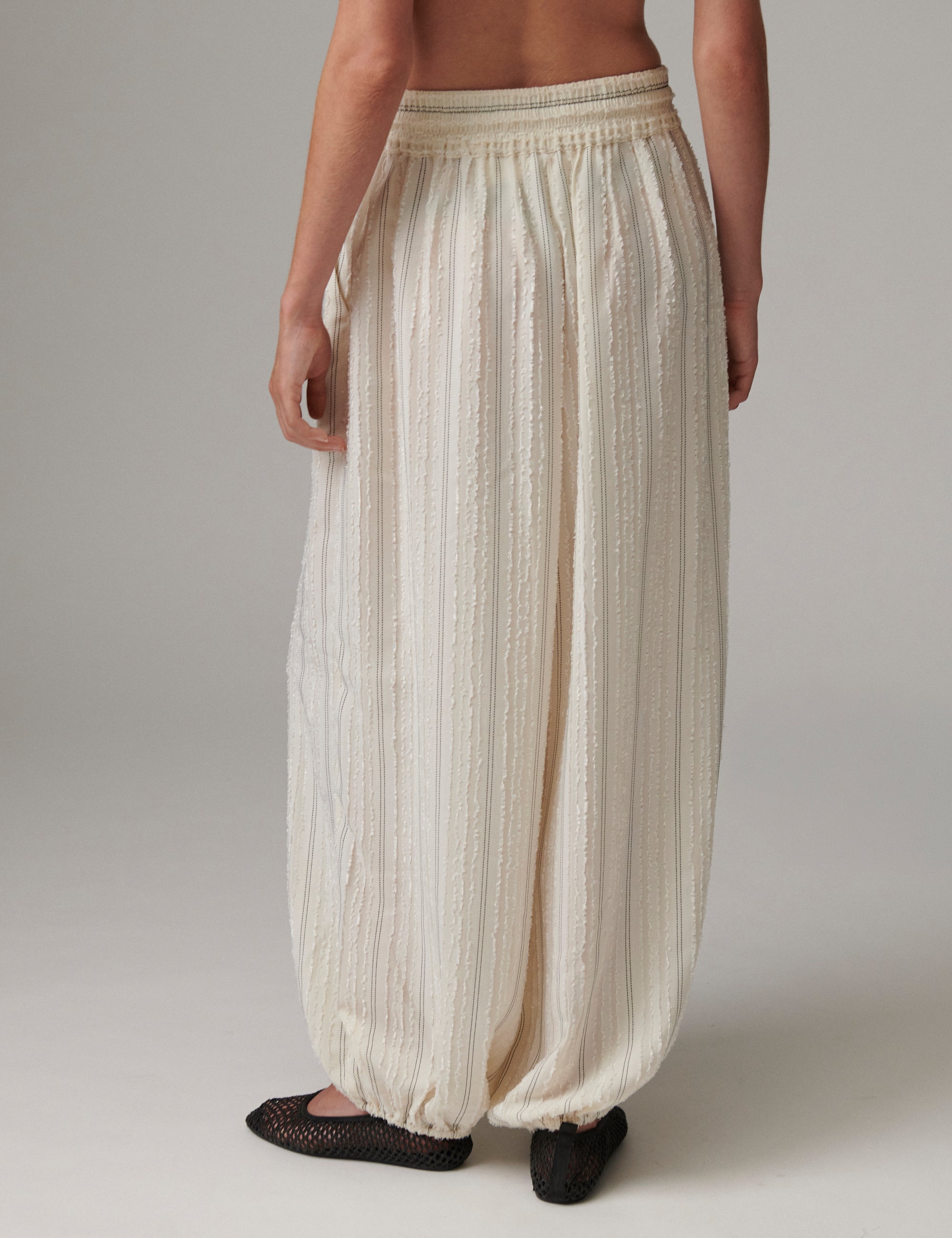 DAY Birger ét Mikkelsen Harsha - Raw Stripes - Pants Pants 01022 Jet Stream