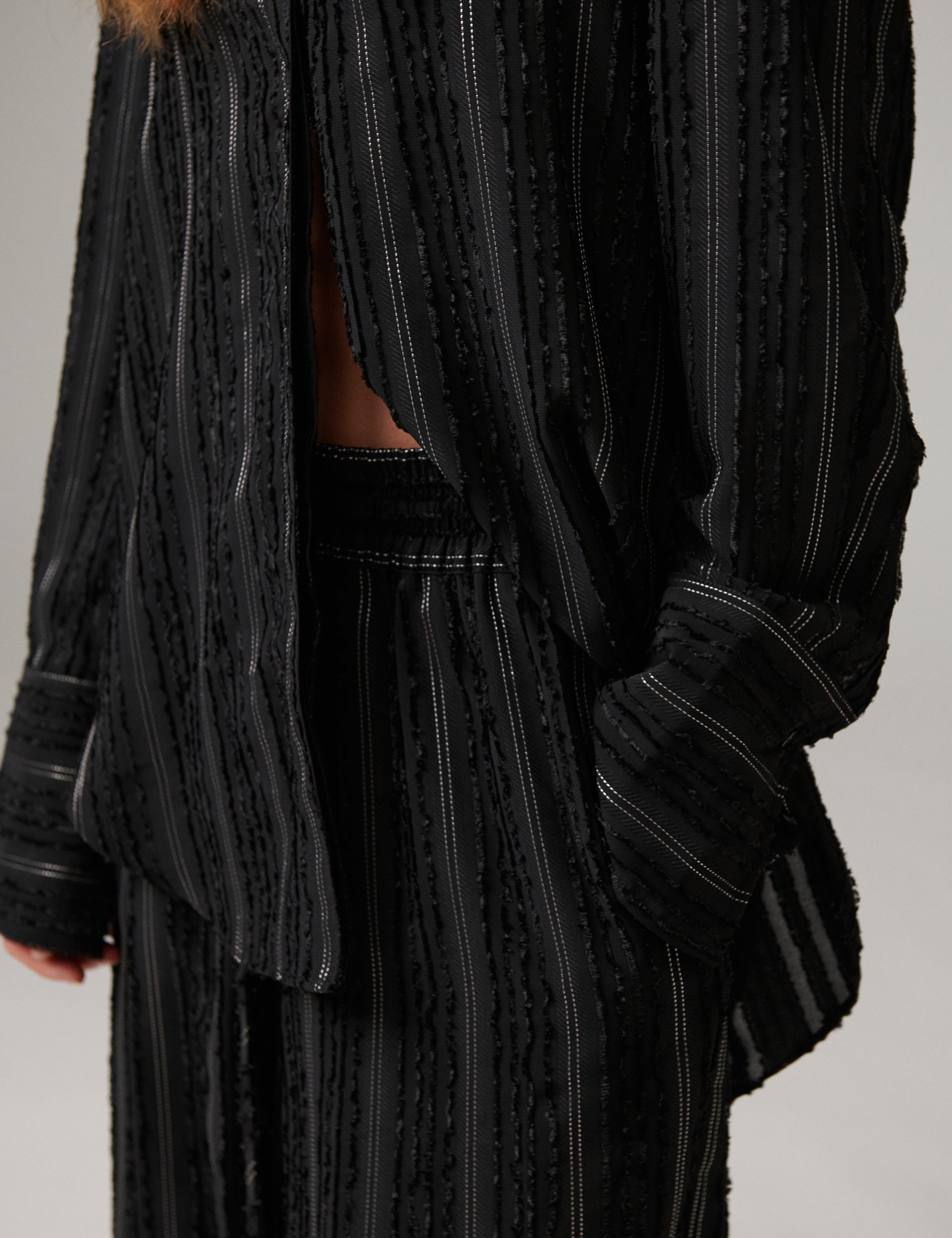 DAY Birger ét Mikkelsen Harsha - Raw Stripes - Pants Pants 12000 Black