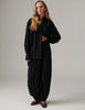 DAYHarsha - Raw Stripes - Pants - Black