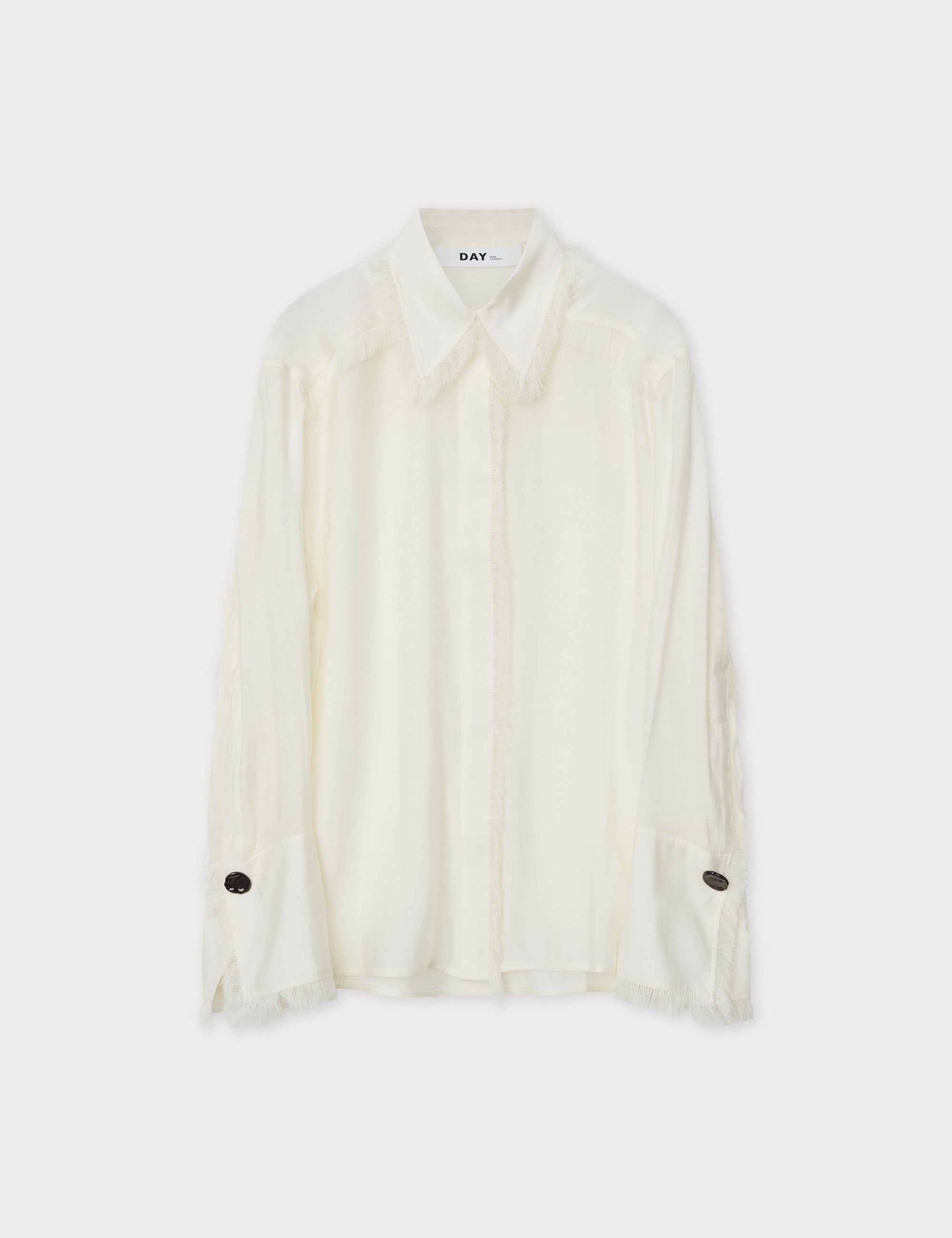 DAY Birger ét Mikkelsen Havanna - Sheer Fringes Shirts & Blouses 110104 VANILLA ICE