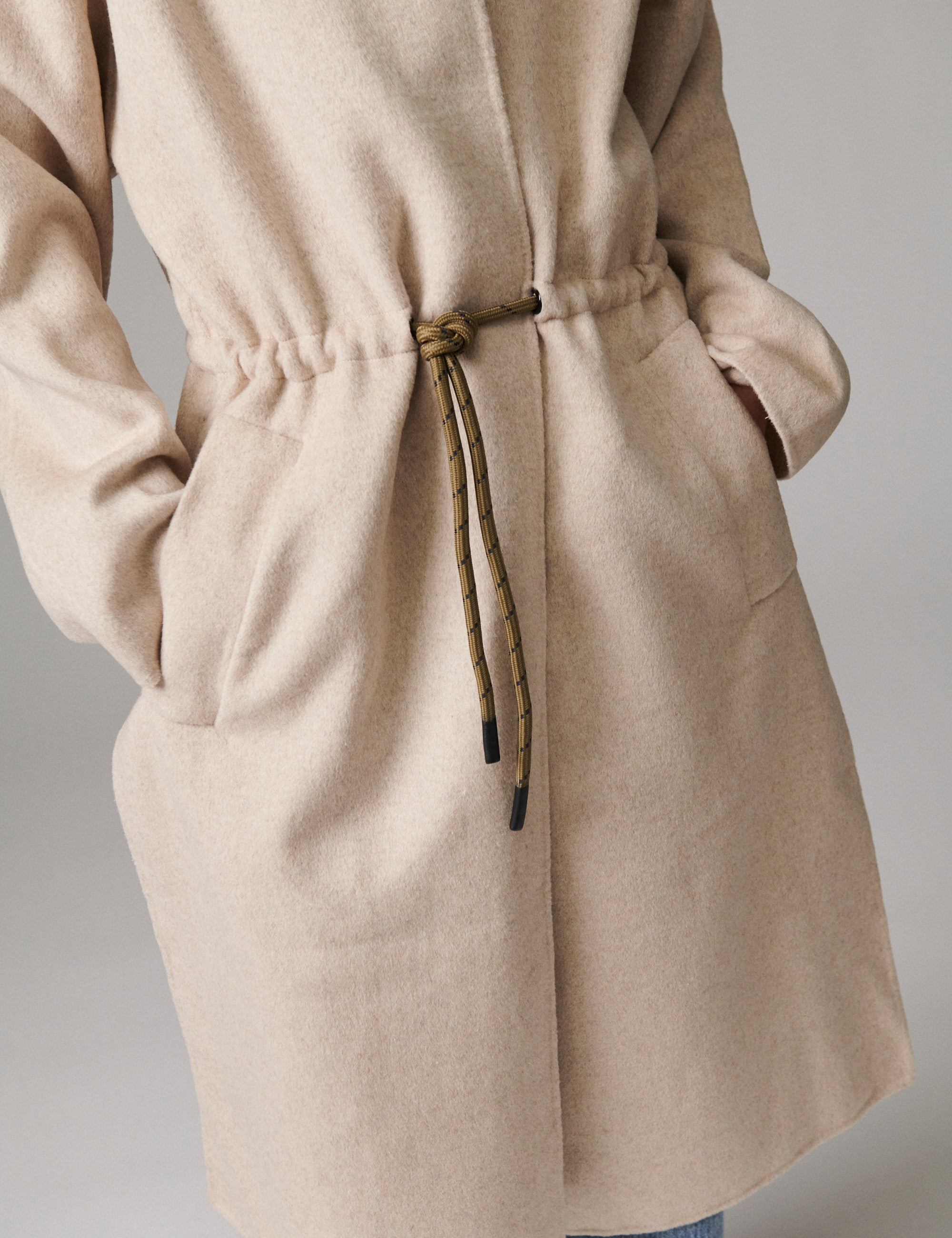 DAY Birger ét Mikkelsen Joel - Double Faced Wool - Coat Coat 500144 PISTACHIO SHELL MELANGE