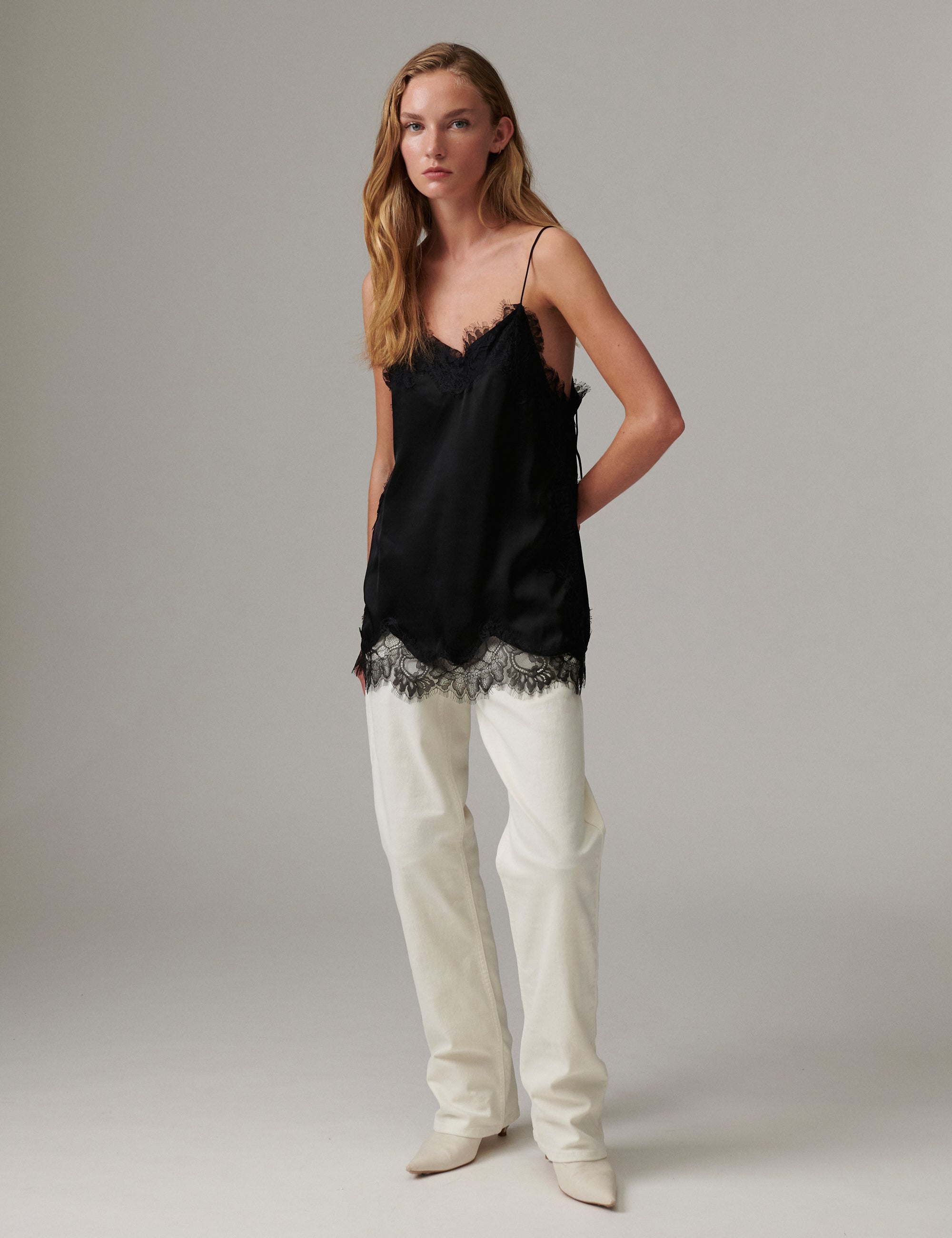 DAY Birger ét Mikkelsen Lacey - Fluid Viscose - Top Top 190303 Black
