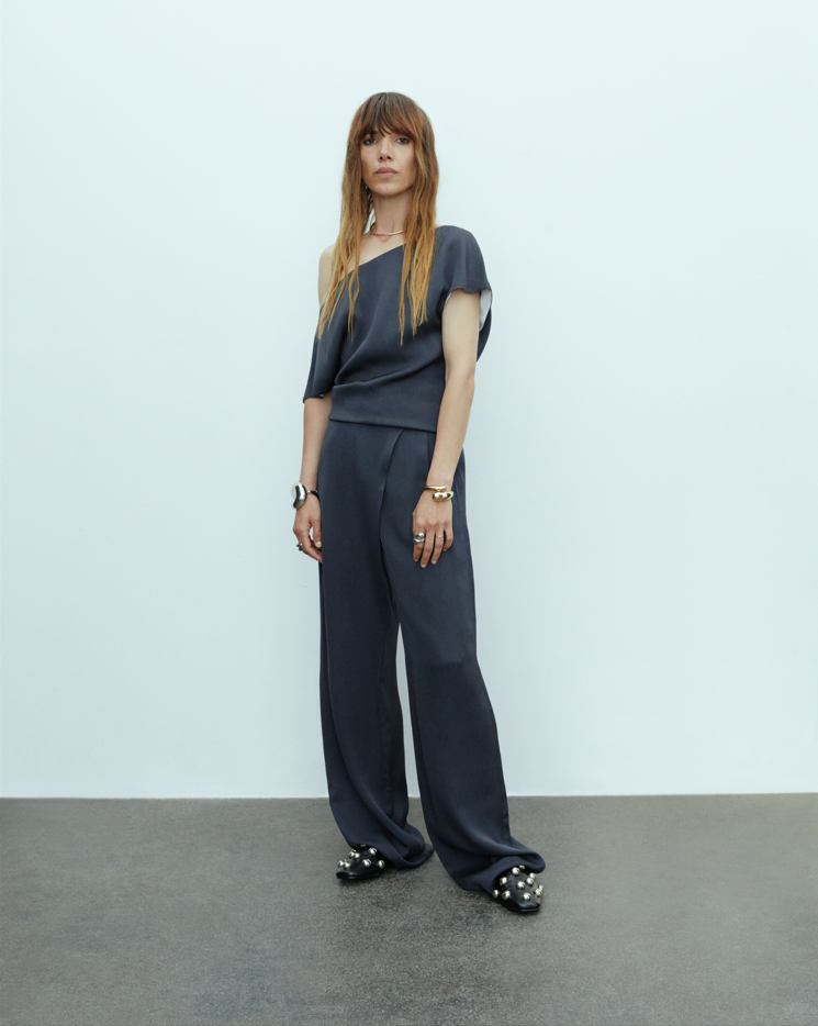 DAY Birger ét Mikkelsen Lester - Matte Crepe - Top Top 194104 EBONY