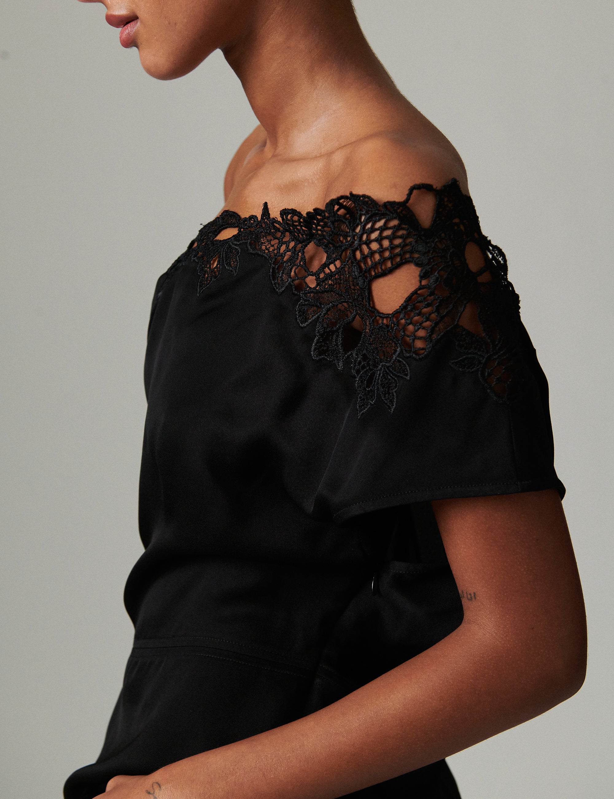DAY Birger ét Mikkelsen Lesto - Matte Crepe - Top Top 190303 Black