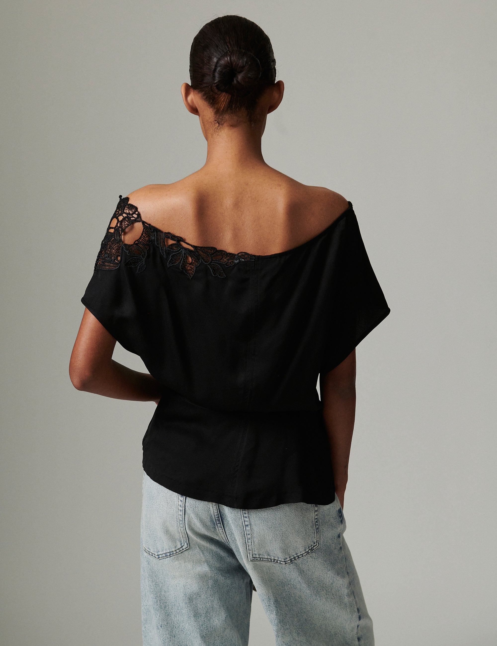 DAY Birger ét Mikkelsen Lesto - Matte Crepe - Top Top 190303 Black