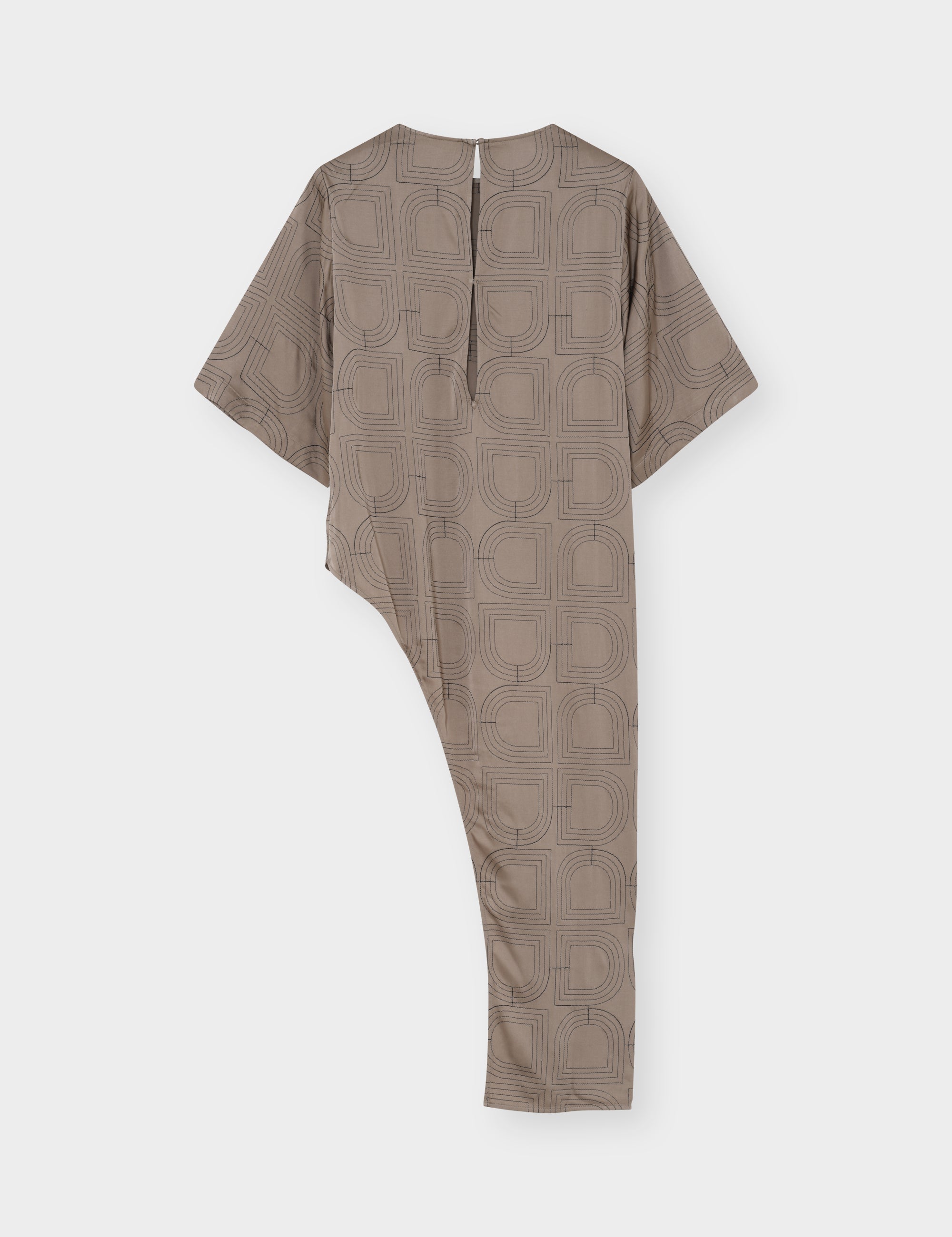 DAY Birger ét Mikkelsen Lolly - Fluid Viscose Stitch - Blouse Blouse 181112 Walnut