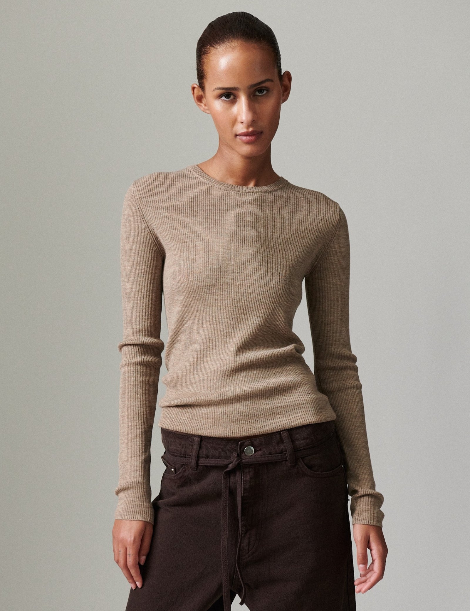 DAY Birger ét Mikkelsen Mariana - Daily Elements Tops & T-Shirts 500001 BEIGE MELANGE