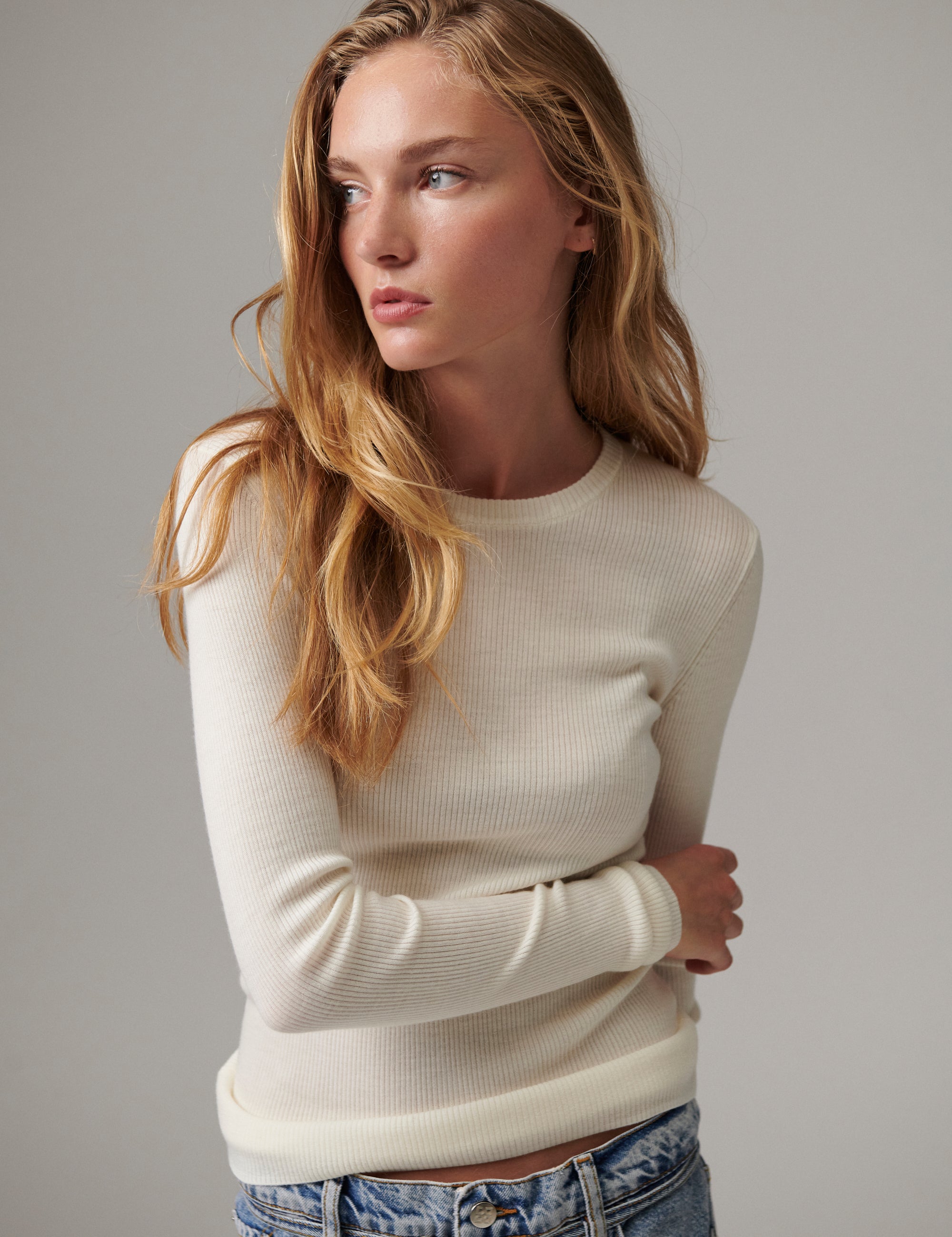DAY Birger ét Mikkelsen Mariana - Daily Elements - Pullover Pullover 01002 Ivory Shade