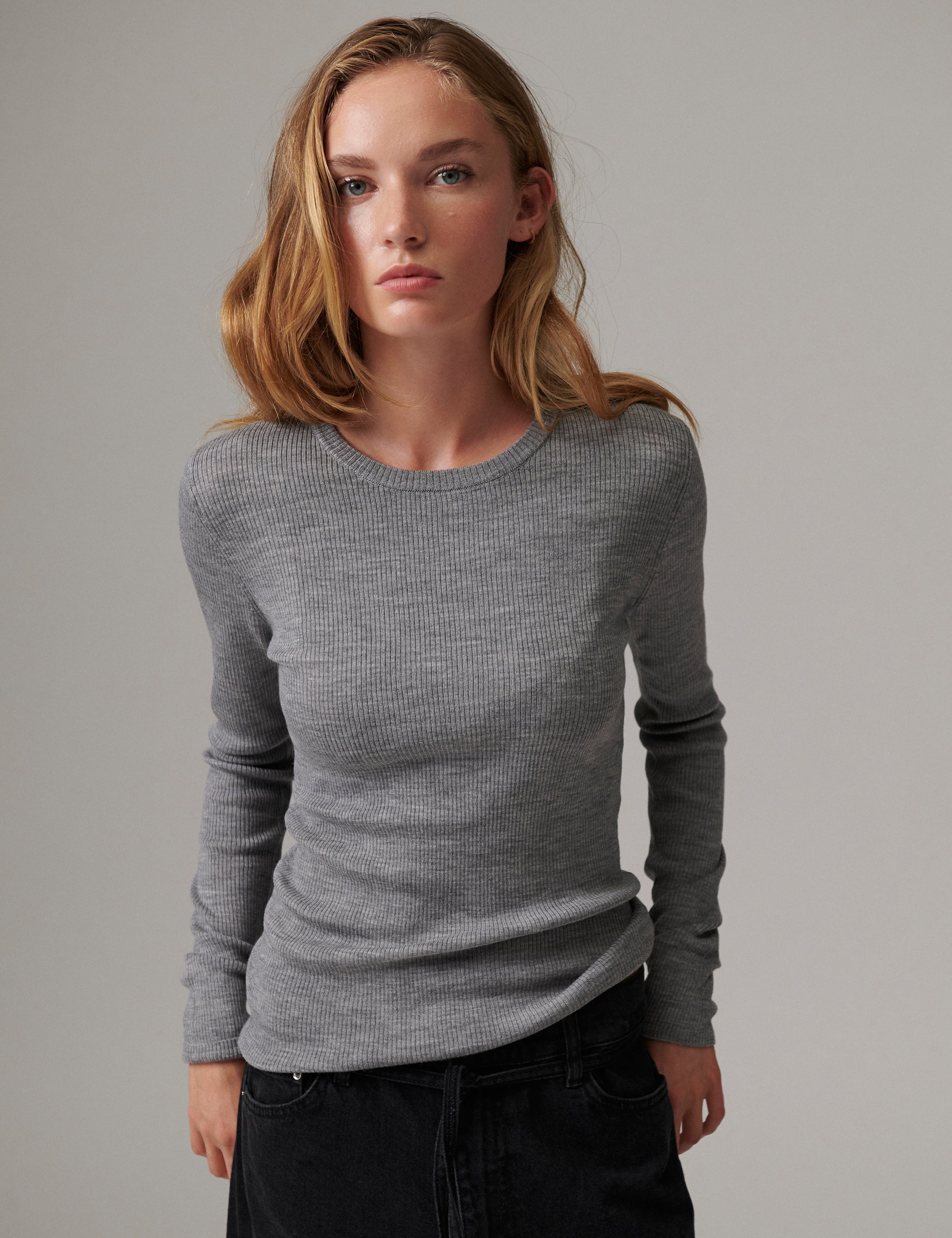 DAY Birger ét Mikkelsen Mariana - Daily Elements - Pullover Pullover 500006 Medium Grey Melange